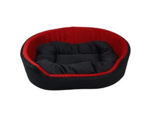 Red and Black Simple Dog bed