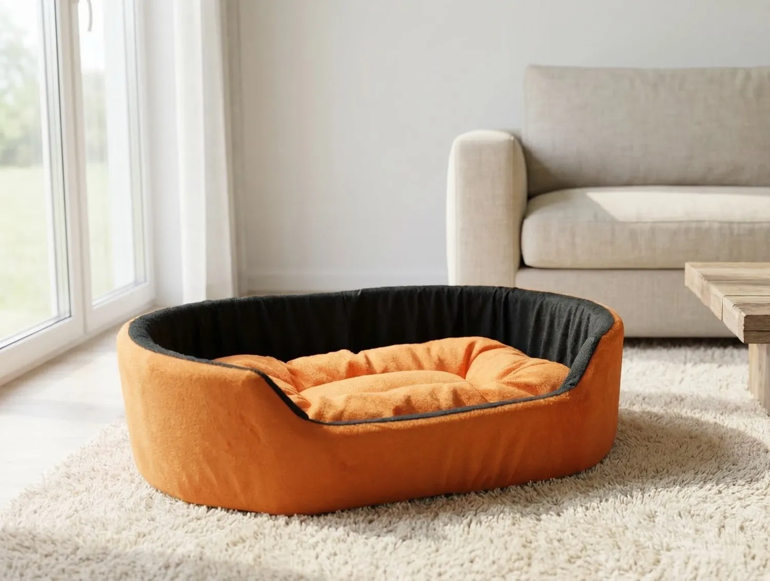 Simple Orange Black Dog Bed dog bed, premium dog bed, orthopedic dog bed, soft dog bed, pet bed for dogs, comfortable dog bed, washable dog bed, dog bed with cushion, premium orthopedic dog bed for large dogs, soft and comfortable dog bed with cushion, durable dog bed with PU foam support, luxury pet bed for small and medium dogs, breathable dog bed for summer and winter, stylish modern dog bed for home, lightweight dog bed easy to carry, dog bed with bone shape pillow, buy dog bed online India, best dog bed for home use, affordable premium dog bed, high quality pet bed India, dog bed under budget, cozy dog bed, luxury pet comfort bed, soft plush dog bed, designer dog bed, pet sleeping bed, dog sofa bed, dog lounger bed, pet sofa bed, round dog bed, donut dog bed, calming dog bed, anti anxiety dog bed, raised edge dog bed, bolster dog bed, dog bed with side support, dog bed with high walls, puppy bed, small dog bed, medium dog bed, large dog bed, extra large dog bed, indoor dog bed, home pet bed, dog sleeping cushion, thick padded dog bed, fluffy dog bed, soft foam dog bed, PU foam dog bed, fiber filled dog bed, eco friendly dog bed, skin friendly dog bed, hypoallergenic dog bed, non toxic pet bed, durable pet bedding, long lasting dog bed, tear resistant dog bed, chew resistant dog bed, easy to clean dog bed, machine washable pet bed, removable cover dog bed, portable dog bed, travel dog bed, foldable dog bed, lightweight pet bed, luxury dog sofa, premium pet mattress, designer pet furniture, modern pet bed, aesthetic dog bed, comfortable pet mattress, pet relaxation bed, cozy pet nest, warm dog bed for winter, cool breathable dog bed for summer, all season dog bed, anti slip base dog bed, waterproof dog bed, indoor luxury pet bed, dog bed for crate, dog bed for living room, pet accessories dog bed, best selling dog bed, trending pet products, affordable pet bedding India, online pet supplies India