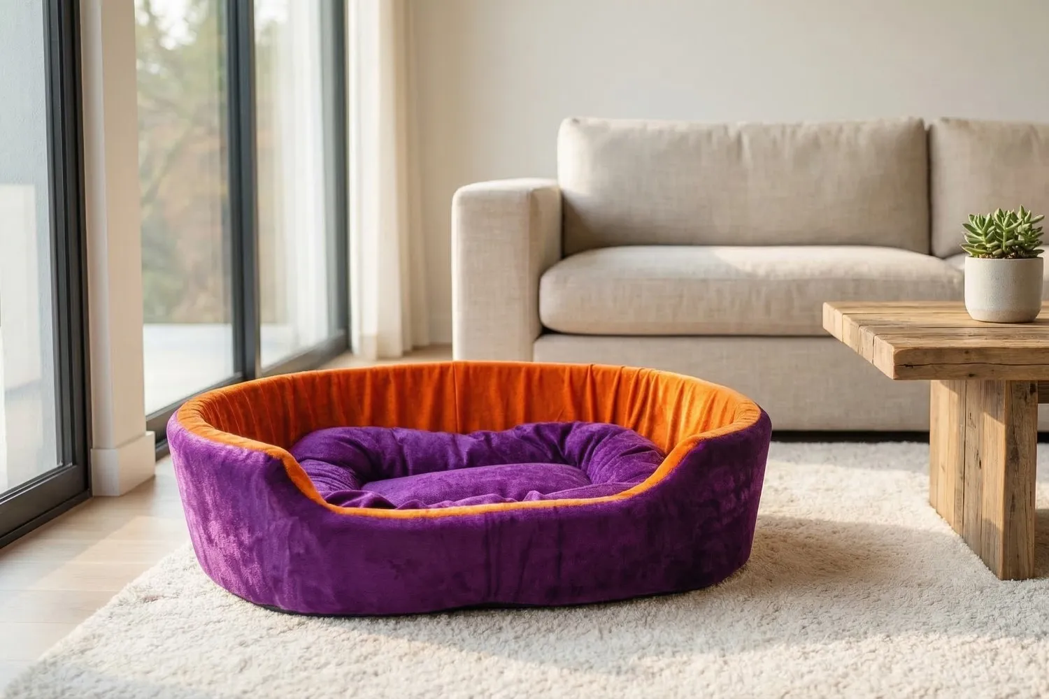 Simple Purple & Orange Dog Bed dog bed, premium dog bed, orthopedic dog bed, soft dog bed, pet bed for dogs, comfortable dog bed, washable dog bed, dog bed with cushion, premium orthopedic dog bed for large dogs, soft and comfortable dog bed with cushion, durable dog bed with PU foam support, luxury pet bed for small and medium dogs, breathable dog bed for summer and winter, stylish modern dog bed for home, lightweight dog bed easy to carry, dog bed with bone shape pillow, buy dog bed online India, best dog bed for home use, affordable premium dog bed, high quality pet bed India, dog bed under budget, cozy dog bed, luxury pet comfort bed, soft plush dog bed, designer dog bed, pet sleeping bed, dog sofa bed, dog lounger bed, pet sofa bed, round dog bed, donut dog bed, calming dog bed, anti anxiety dog bed, raised edge dog bed, bolster dog bed, dog bed with side support, dog bed with high walls, puppy bed, small dog bed, medium dog bed, large dog bed, extra large dog bed, indoor dog bed, home pet bed, dog sleeping cushion, thick padded dog bed, fluffy dog bed, soft foam dog bed, PU foam dog bed, fiber filled dog bed, eco friendly dog bed, skin friendly dog bed, hypoallergenic dog bed, non toxic pet bed, durable pet bedding, long lasting dog bed, tear resistant dog bed, chew resistant dog bed, easy to clean dog bed, machine washable pet bed, removable cover dog bed, portable dog bed, travel dog bed, foldable dog bed, lightweight pet bed, luxury dog sofa, premium pet mattress, designer pet furniture, modern pet bed, aesthetic dog bed, comfortable pet mattress, pet relaxation bed, cozy pet nest, warm dog bed for winter, cool breathable dog bed for summer, all season dog bed, anti slip base dog bed, waterproof dog bed, indoor luxury pet bed, dog bed for crate, dog bed for living room, pet accessories dog bed, best selling dog bed, trending pet products, affordable pet bedding India, online pet supplies India