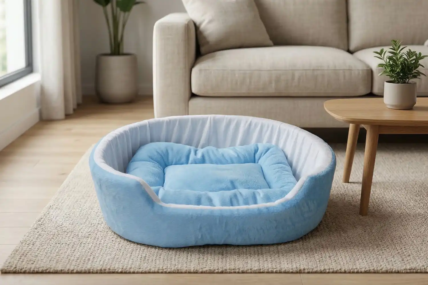 Simple Skyblue White Dog Bed dog bed, premium dog bed, orthopedic dog bed, soft dog bed, pet bed for dogs, comfortable dog bed, washable dog bed, dog bed with cushion, premium orthopedic dog bed for large dogs, soft and comfortable dog bed with cushion, durable dog bed with PU foam support, luxury pet bed for small and medium dogs, breathable dog bed for summer and winter, stylish modern dog bed for home, lightweight dog bed easy to carry, dog bed with bone shape pillow, buy dog bed online India, best dog bed for home use, affordable premium dog bed, high quality pet bed India, dog bed under budget, cozy dog bed, luxury pet comfort bed, soft plush dog bed, designer dog bed, pet sleeping bed, dog sofa bed, dog lounger bed, pet sofa bed, round dog bed, donut dog bed, calming dog bed, anti anxiety dog bed, raised edge dog bed, bolster dog bed, dog bed with side support, dog bed with high walls, puppy bed, small dog bed, medium dog bed, large dog bed, extra large dog bed, indoor dog bed, home pet bed, dog sleeping cushion, thick padded dog bed, fluffy dog bed, soft foam dog bed, PU foam dog bed, fiber filled dog bed, eco friendly dog bed, skin friendly dog bed, hypoallergenic dog bed, non toxic pet bed, durable pet bedding, long lasting dog bed, tear resistant dog bed, chew resistant dog bed, easy to clean dog bed, machine washable pet bed, removable cover dog bed, portable dog bed, travel dog bed, foldable dog bed, lightweight pet bed, luxury dog sofa, premium pet mattress, designer pet furniture, modern pet bed, aesthetic dog bed, comfortable pet mattress, pet relaxation bed, cozy pet nest, warm dog bed for winter, cool breathable dog bed for summer, all season dog bed, anti slip base dog bed, waterproof dog bed, indoor luxury pet bed, dog bed for crate, dog bed for living room, pet accessories dog bed, best selling dog bed, trending pet products, affordable pet bedding India, online pet supplies India
