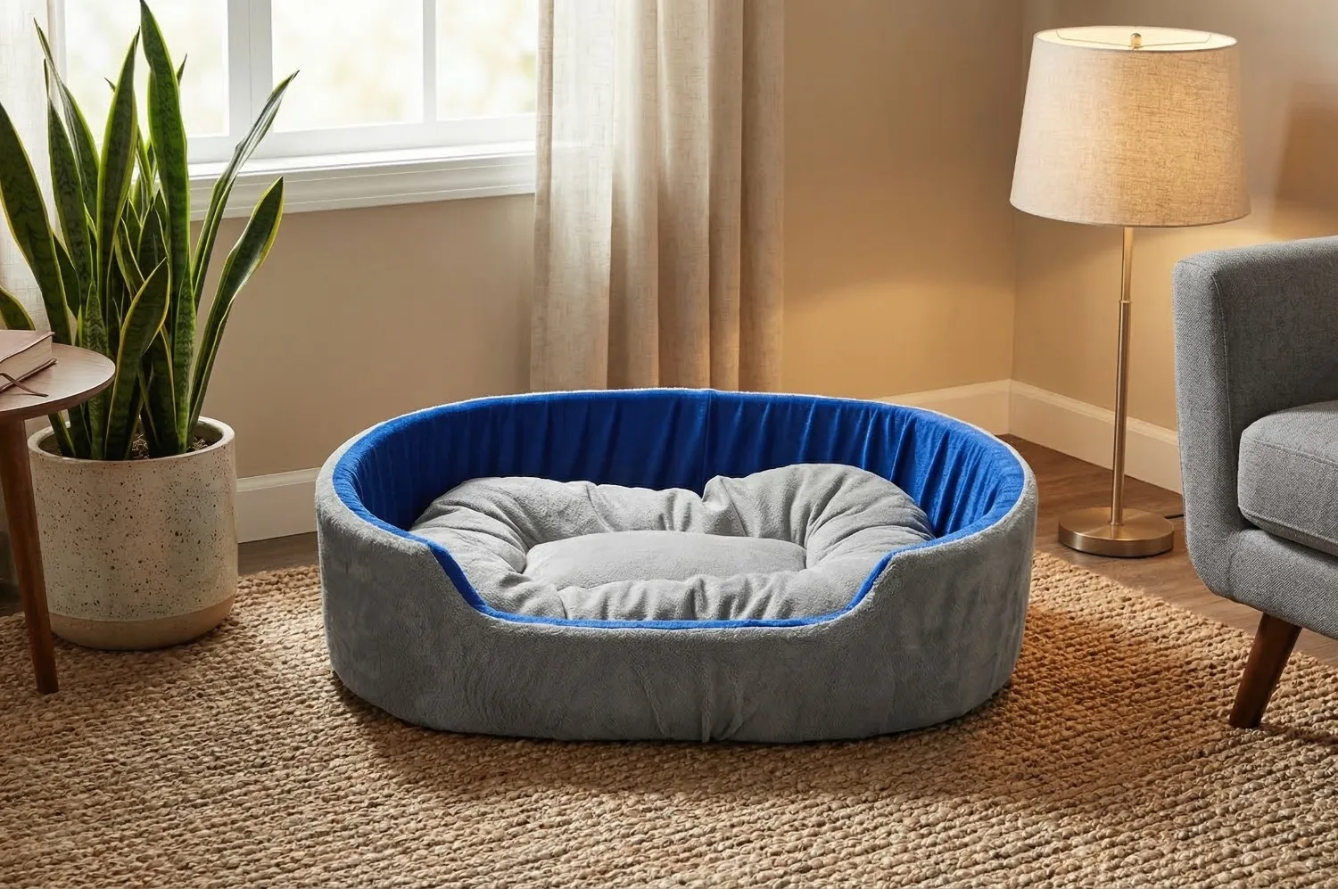 Simple Gray Blue Dog Bed dog bed, premium dog bed, orthopedic dog bed, soft dog bed, pet bed for dogs, comfortable dog bed, washable dog bed, dog bed with cushion, premium orthopedic dog bed for large dogs, soft and comfortable dog bed with cushion, durable dog bed with PU foam support, luxury pet bed for small and medium dogs, breathable dog bed for summer and winter, stylish modern dog bed for home, lightweight dog bed easy to carry, dog bed with bone shape pillow, buy dog bed online India, best dog bed for home use, affordable premium dog bed, high quality pet bed India, dog bed under budget, cozy dog bed, luxury pet comfort bed, soft plush dog bed, designer dog bed, pet sleeping bed, dog sofa bed, dog lounger bed, pet sofa bed, round dog bed, donut dog bed, calming dog bed, anti anxiety dog bed, raised edge dog bed, bolster dog bed, dog bed with side support, dog bed with high walls, puppy bed, small dog bed, medium dog bed, large dog bed, extra large dog bed, indoor dog bed, home pet bed, dog sleeping cushion, thick padded dog bed, fluffy dog bed, soft foam dog bed, PU foam dog bed, fiber filled dog bed, eco friendly dog bed, skin friendly dog bed, hypoallergenic dog bed, non toxic pet bed, durable pet bedding, long lasting dog bed, tear resistant dog bed, chew resistant dog bed, easy to clean dog bed, machine washable pet bed, removable cover dog bed, portable dog bed, travel dog bed, foldable dog bed, lightweight pet bed, luxury dog sofa, premium pet mattress, designer pet furniture, modern pet bed, aesthetic dog bed, comfortable pet mattress, pet relaxation bed, cozy pet nest, warm dog bed for winter, cool breathable dog bed for summer, all season dog bed, anti slip base dog bed, waterproof dog bed, indoor luxury pet bed, dog bed for crate, dog bed for living room, pet accessories dog bed, best selling dog bed, trending pet products, affordable pet bedding India, online pet supplies India