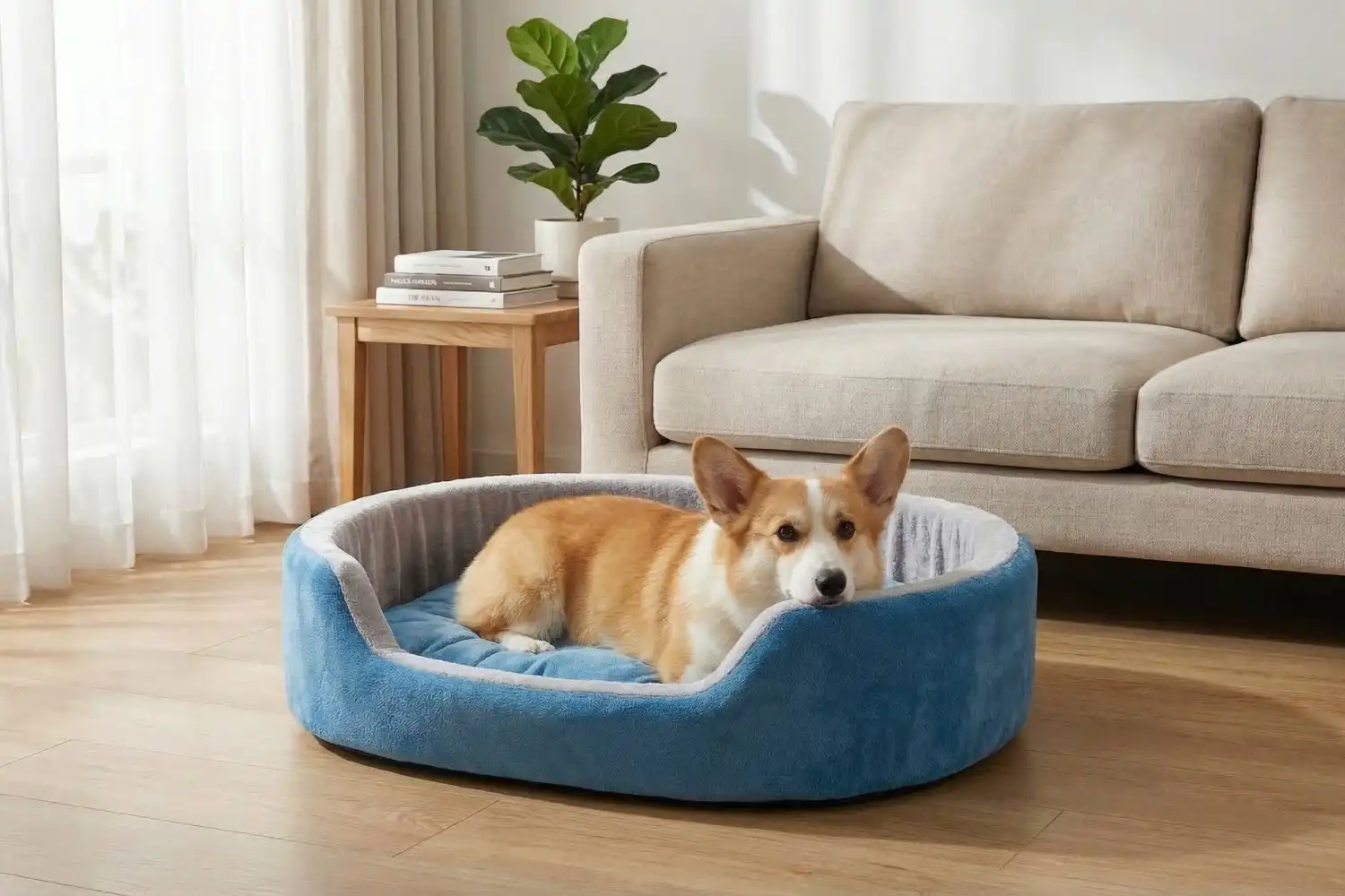 Simple Skyblue Gray Dog Bed dog bed, premium dog bed, orthopedic dog bed, soft dog bed, pet bed for dogs, comfortable dog bed, washable dog bed, dog bed with cushion, premium orthopedic dog bed for large dogs, soft and comfortable dog bed with cushion, durable dog bed with PU foam support, luxury pet bed for small and medium dogs, breathable dog bed for summer and winter, stylish modern dog bed for home, lightweight dog bed easy to carry, dog bed with bone shape pillow, buy dog bed online India, best dog bed for home use, affordable premium dog bed, high quality pet bed India, dog bed under budget, cozy dog bed, luxury pet comfort bed, soft plush dog bed, designer dog bed, pet sleeping bed, dog sofa bed, dog lounger bed, pet sofa bed, round dog bed, donut dog bed, calming dog bed, anti anxiety dog bed, raised edge dog bed, bolster dog bed, dog bed with side support, dog bed with high walls, puppy bed, small dog bed, medium dog bed, large dog bed, extra large dog bed, indoor dog bed, home pet bed, dog sleeping cushion, thick padded dog bed, fluffy dog bed, soft foam dog bed, PU foam dog bed, fiber filled dog bed, eco friendly dog bed, skin friendly dog bed, hypoallergenic dog bed, non toxic pet bed, durable pet bedding, long lasting dog bed, tear resistant dog bed, chew resistant dog bed, easy to clean dog bed, machine washable pet bed, removable cover dog bed, portable dog bed, travel dog bed, foldable dog bed, lightweight pet bed, luxury dog sofa, premium pet mattress, designer pet furniture, modern pet bed, aesthetic dog bed, comfortable pet mattress, pet relaxation bed, cozy pet nest, warm dog bed for winter, cool breathable dog bed for summer, all season dog bed, anti slip base dog bed, waterproof dog bed, indoor luxury pet bed, dog bed for crate, dog bed for living room, pet accessories dog bed, best selling dog bed, trending pet products, affordable pet bedding India, online pet supplies India