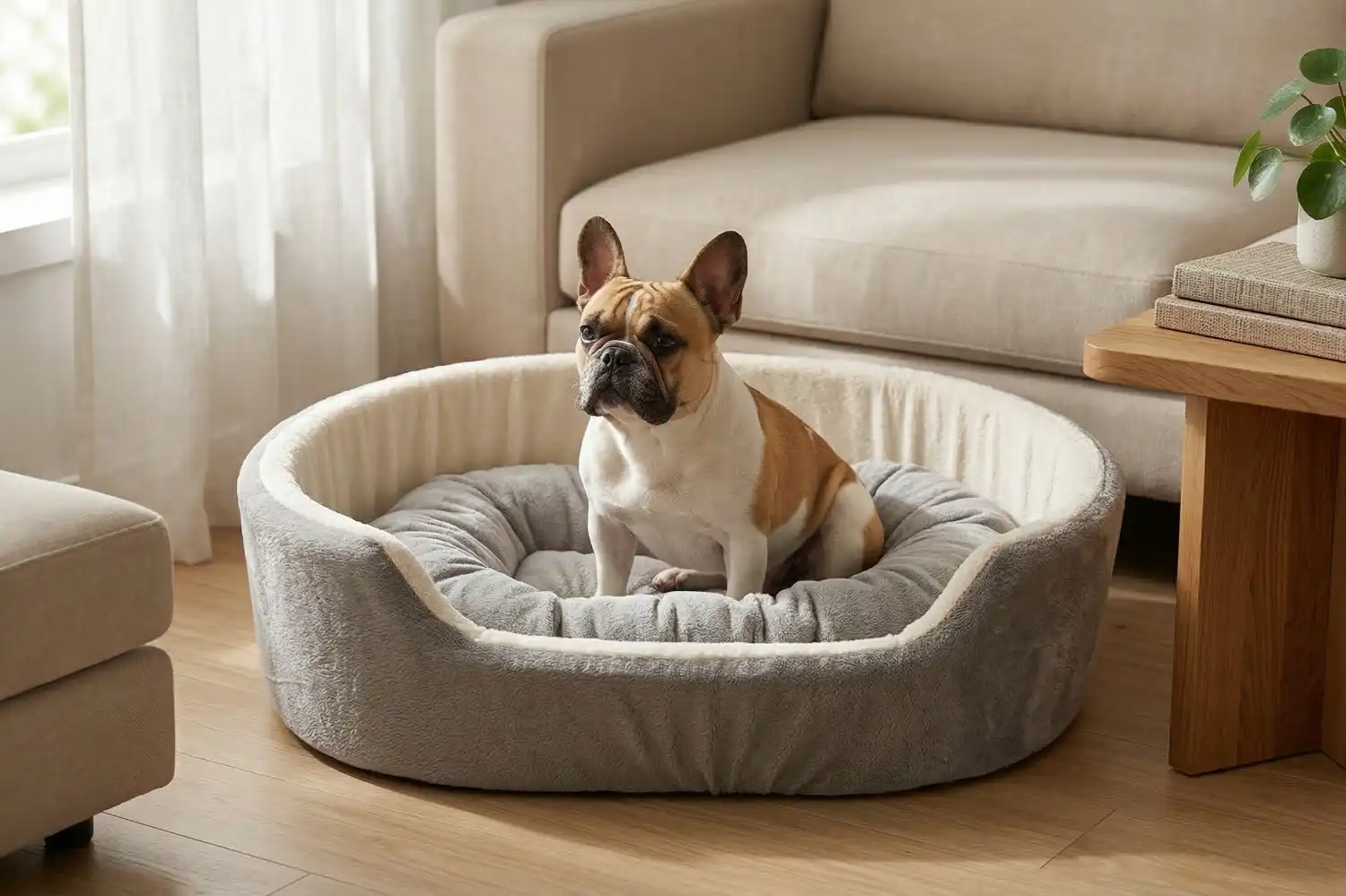 Simple Gray White Dog Bed dog bed, premium dog bed, orthopedic dog bed, soft dog bed, pet bed for dogs, comfortable dog bed, washable dog bed, dog bed with cushion, premium orthopedic dog bed for large dogs, soft and comfortable dog bed with cushion, durable dog bed with PU foam support, luxury pet bed for small and medium dogs, breathable dog bed for summer and winter, stylish modern dog bed for home, lightweight dog bed easy to carry, dog bed with bone shape pillow, buy dog bed online India, best dog bed for home use, affordable premium dog bed, high quality pet bed India, dog bed under budget, cozy dog bed, luxury pet comfort bed, soft plush dog bed, designer dog bed, pet sleeping bed, dog sofa bed, dog lounger bed, pet sofa bed, round dog bed, donut dog bed, calming dog bed, anti anxiety dog bed, raised edge dog bed, bolster dog bed, dog bed with side support, dog bed with high walls, puppy bed, small dog bed, medium dog bed, large dog bed, extra large dog bed, indoor dog bed, home pet bed, dog sleeping cushion, thick padded dog bed, fluffy dog bed, soft foam dog bed, PU foam dog bed, fiber filled dog bed, eco friendly dog bed, skin friendly dog bed, hypoallergenic dog bed, non toxic pet bed, durable pet bedding, long lasting dog bed, tear resistant dog bed, chew resistant dog bed, easy to clean dog bed, machine washable pet bed, removable cover dog bed, portable dog bed, travel dog bed, foldable dog bed, lightweight pet bed, luxury dog sofa, premium pet mattress, designer pet furniture, modern pet bed, aesthetic dog bed, comfortable pet mattress, pet relaxation bed, cozy pet nest, warm dog bed for winter, cool breathable dog bed for summer, all season dog bed, anti slip base dog bed, waterproof dog bed, indoor luxury pet bed, dog bed for crate, dog bed for living room, pet accessories dog bed, best selling dog bed, trending pet products, affordable pet bedding India, online pet supplies India