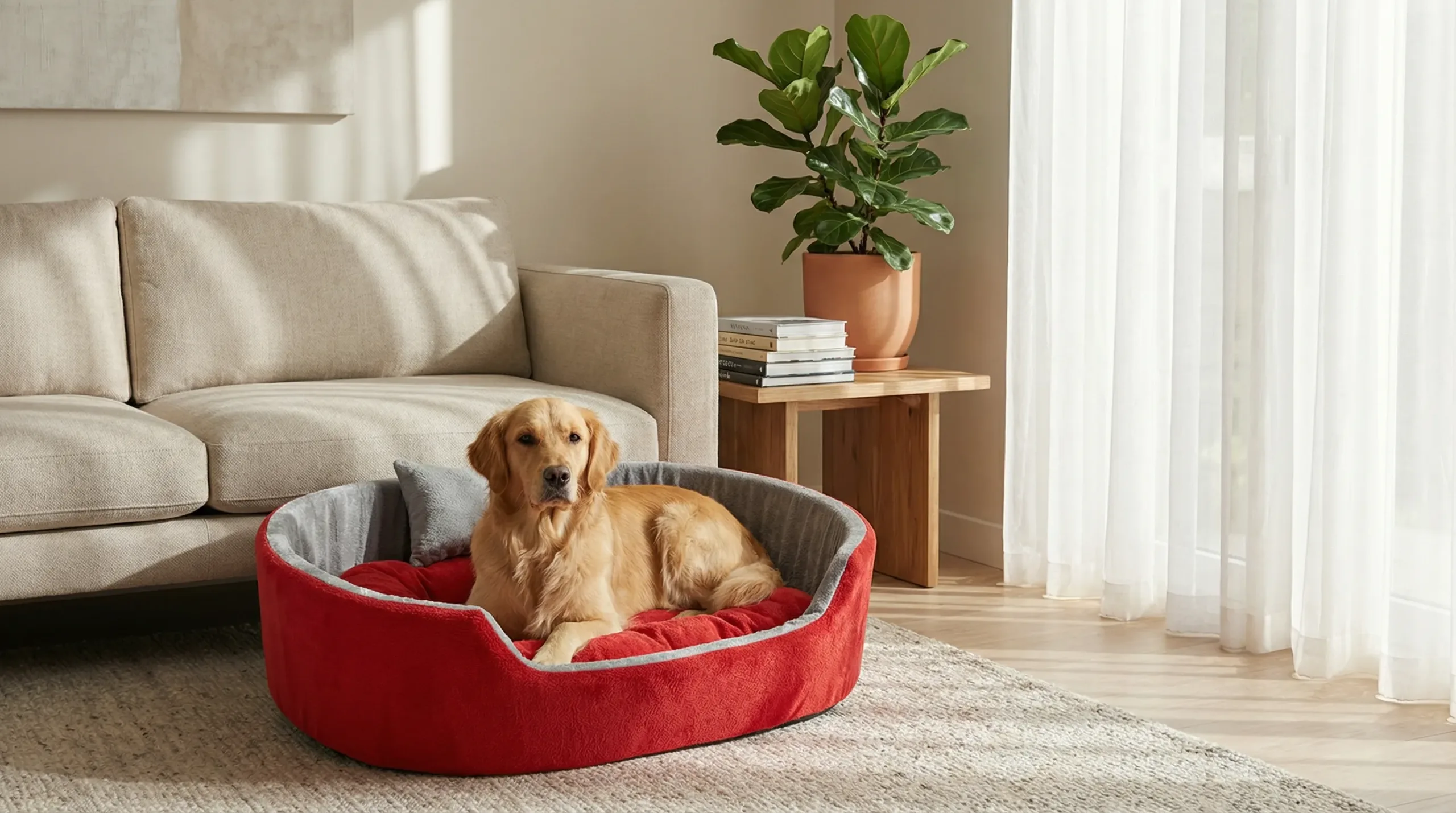 Red Gray Dog Bed With Pillow dog bed, premium dog bed, orthopedic dog bed, soft dog bed, pet bed for dogs, comfortable dog bed, washable dog bed, dog bed with cushion, premium orthopedic dog bed for large dogs, soft and comfortable dog bed with cushion, durable dog bed with PU foam support, luxury pet bed for small and medium dogs, breathable dog bed for summer and winter, stylish modern dog bed for home, lightweight dog bed easy to carry, dog bed with bone shape pillow, buy dog bed online India, best dog bed for home use, affordable premium dog bed, high quality pet bed India, dog bed under budget, cozy dog bed, luxury pet comfort bed, soft plush dog bed, designer dog bed, pet sleeping bed, dog sofa bed, dog lounger bed, pet sofa bed, round dog bed, donut dog bed, calming dog bed, anti anxiety dog bed, raised edge dog bed, bolster dog bed, dog bed with side support, dog bed with high walls, puppy bed, small dog bed, medium dog bed, large dog bed, extra large dog bed, indoor dog bed, home pet bed, dog sleeping cushion, thick padded dog bed, fluffy dog bed, soft foam dog bed, PU foam dog bed, fiber filled dog bed, eco friendly dog bed, skin friendly dog bed, hypoallergenic dog bed, non toxic pet bed, durable pet bedding, long lasting dog bed, tear resistant dog bed, chew resistant dog bed, easy to clean dog bed, machine washable pet bed, removable cover dog bed, portable dog bed, travel dog bed, foldable dog bed, lightweight pet bed, luxury dog sofa, premium pet mattress, designer pet furniture, modern pet bed, aesthetic dog bed, comfortable pet mattress, pet relaxation bed, cozy pet nest, warm dog bed for winter, cool breathable dog bed for summer, all season dog bed, anti slip base dog bed, waterproof dog bed, indoor luxury pet bed, dog bed for crate, dog bed for living room, pet accessories dog bed, best selling dog bed, trending pet products, affordable pet bedding India, online pet supplies India