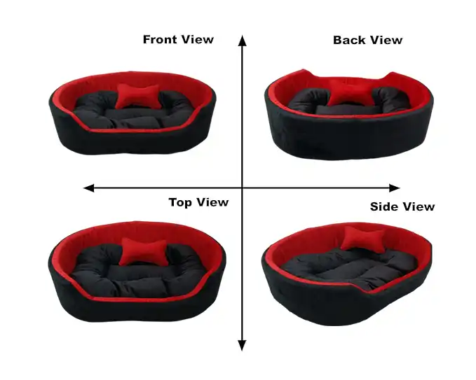 Black Red Dog Bed With Pillow dog bed, premium dog bed, orthopedic dog bed, soft dog bed, pet bed for dogs, comfortable dog bed, washable dog bed, dog bed with cushion, premium orthopedic dog bed for large dogs, soft and comfortable dog bed with cushion, durable dog bed with PU foam support, luxury pet bed for small and medium dogs, breathable dog bed for summer and winter, stylish modern dog bed for home, lightweight dog bed easy to carry, dog bed with bone shape pillow, buy dog bed online India, best dog bed for home use, affordable premium dog bed, high quality pet bed India, dog bed under budget, cozy dog bed, luxury pet comfort bed, soft plush dog bed, designer dog bed, pet sleeping bed, dog sofa bed, dog lounger bed, pet sofa bed, round dog bed, donut dog bed, calming dog bed, anti anxiety dog bed, raised edge dog bed, bolster dog bed, dog bed with side support, dog bed with high walls, puppy bed, small dog bed, medium dog bed, large dog bed, extra large dog bed, indoor dog bed, home pet bed, dog sleeping cushion, thick padded dog bed, fluffy dog bed, soft foam dog bed, PU foam dog bed, fiber filled dog bed, eco friendly dog bed, skin friendly dog bed, hypoallergenic dog bed, non toxic pet bed, durable pet bedding, long lasting dog bed, tear resistant dog bed, chew resistant dog bed, easy to clean dog bed, machine washable pet bed, removable cover dog bed, portable dog bed, travel dog bed, foldable dog bed, lightweight pet bed, luxury dog sofa, premium pet mattress, designer pet furniture, modern pet bed, aesthetic dog bed, comfortable pet mattress, pet relaxation bed, cozy pet nest, warm dog bed for winter, cool breathable dog bed for summer, all season dog bed, anti slip base dog bed, waterproof dog bed, indoor luxury pet bed, dog bed for crate, dog bed for living room, pet accessories dog bed, best selling dog bed, trending pet products, affordable pet bedding India, online pet supplies India