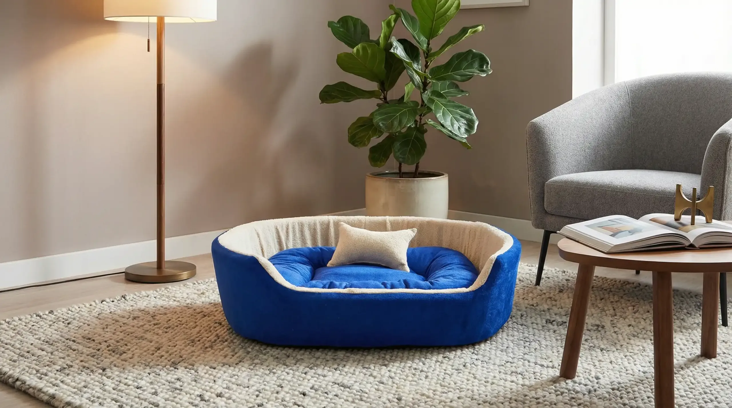 Blue Cream Dog Bed With Pillow dog bed, premium dog bed, orthopedic dog bed, soft dog bed, pet bed for dogs, comfortable dog bed, washable dog bed, dog bed with cushion, premium orthopedic dog bed for large dogs, soft and comfortable dog bed with cushion, durable dog bed with PU foam support, luxury pet bed for small and medium dogs, breathable dog bed for summer and winter, stylish modern dog bed for home, lightweight dog bed easy to carry, dog bed with bone shape pillow, buy dog bed online India, best dog bed for home use, affordable premium dog bed, high quality pet bed India, dog bed under budget, cozy dog bed, luxury pet comfort bed, soft plush dog bed, designer dog bed, pet sleeping bed, dog sofa bed, dog lounger bed, pet sofa bed, round dog bed, donut dog bed, calming dog bed, anti anxiety dog bed, raised edge dog bed, bolster dog bed, dog bed with side support, dog bed with high walls, puppy bed, small dog bed, medium dog bed, large dog bed, extra large dog bed, indoor dog bed, home pet bed, dog sleeping cushion, thick padded dog bed, fluffy dog bed, soft foam dog bed, PU foam dog bed, fiber filled dog bed, eco friendly dog bed, skin friendly dog bed, hypoallergenic dog bed, non toxic pet bed, durable pet bedding, long lasting dog bed, tear resistant dog bed, chew resistant dog bed, easy to clean dog bed, machine washable pet bed, removable cover dog bed, portable dog bed, travel dog bed, foldable dog bed, lightweight pet bed, luxury dog sofa, premium pet mattress, designer pet furniture, modern pet bed, aesthetic dog bed, comfortable pet mattress, pet relaxation bed, cozy pet nest, warm dog bed for winter, cool breathable dog bed for summer, all season dog bed, anti slip base dog bed, waterproof dog bed, indoor luxury pet bed, dog bed for crate, dog bed for living room, pet accessories dog bed, best selling dog bed, trending pet products, affordable pet bedding India, online pet supplies India