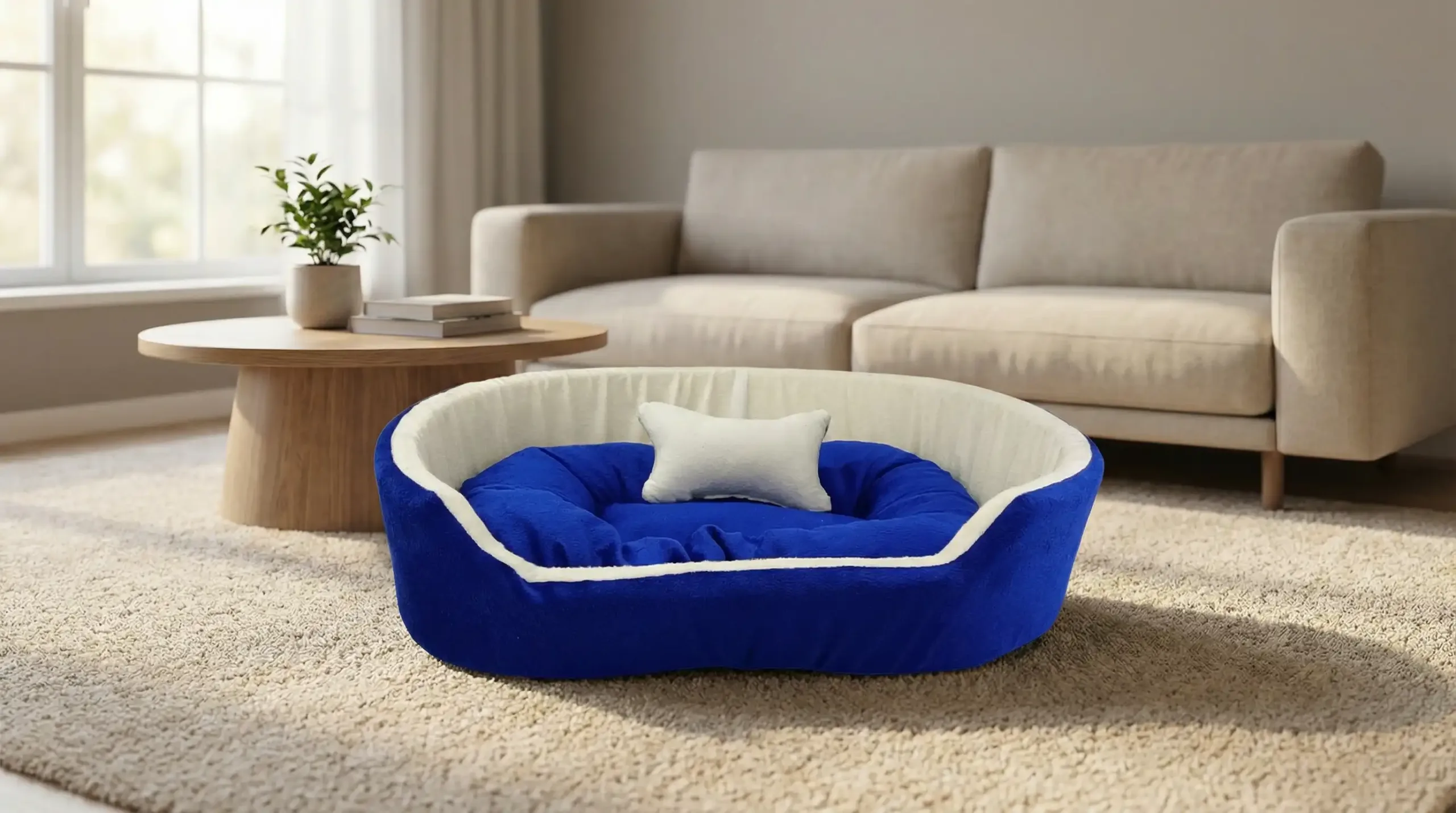 Blue White Dog Bed With Pillow dog bed, premium dog bed, orthopedic dog bed, soft dog bed, pet bed for dogs, comfortable dog bed, washable dog bed, dog bed with cushion, premium orthopedic dog bed for large dogs, soft and comfortable dog bed with cushion, durable dog bed with PU foam support, luxury pet bed for small and medium dogs, breathable dog bed for summer and winter, stylish modern dog bed for home, lightweight dog bed easy to carry, dog bed with bone shape pillow, buy dog bed online India, best dog bed for home use, affordable premium dog bed, high quality pet bed India, dog bed under budget, cozy dog bed, luxury pet comfort bed, soft plush dog bed, designer dog bed, pet sleeping bed, dog sofa bed, dog lounger bed, pet sofa bed, round dog bed, donut dog bed, calming dog bed, anti anxiety dog bed, raised edge dog bed, bolster dog bed, dog bed with side support, dog bed with high walls, puppy bed, small dog bed, medium dog bed, large dog bed, extra large dog bed, indoor dog bed, home pet bed, dog sleeping cushion, thick padded dog bed, fluffy dog bed, soft foam dog bed, PU foam dog bed, fiber filled dog bed, eco friendly dog bed, skin friendly dog bed, hypoallergenic dog bed, non toxic pet bed, durable pet bedding, long lasting dog bed, tear resistant dog bed, chew resistant dog bed, easy to clean dog bed, machine washable pet bed, removable cover dog bed, portable dog bed, travel dog bed, foldable dog bed, lightweight pet bed, luxury dog sofa, premium pet mattress, designer pet furniture, modern pet bed, aesthetic dog bed, comfortable pet mattress, pet relaxation bed, cozy pet nest, warm dog bed for winter, cool breathable dog bed for summer, all season dog bed, anti slip base dog bed, waterproof dog bed, indoor luxury pet bed, dog bed for crate, dog bed for living room, pet accessories dog bed, best selling dog bed, trending pet products, affordable pet bedding India, online pet supplies India