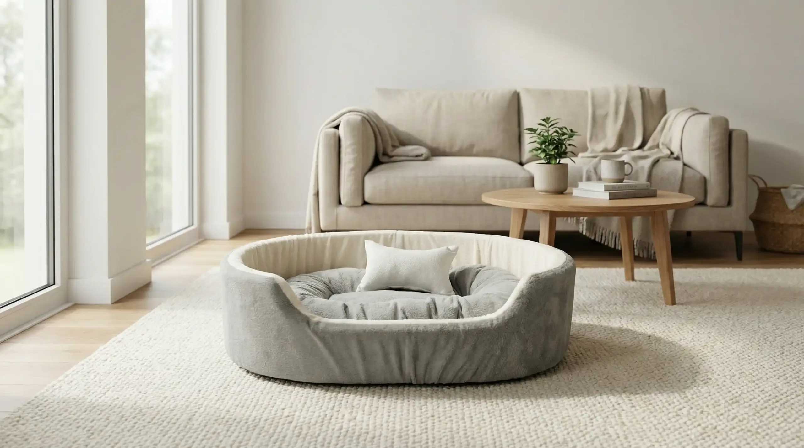 Gray White Dog Bed With Pillow dog bed, premium dog bed, orthopedic dog bed, soft dog bed, pet bed for dogs, comfortable dog bed, washable dog bed, dog bed with cushion, premium orthopedic dog bed for large dogs, soft and comfortable dog bed with cushion, durable dog bed with PU foam support, luxury pet bed for small and medium dogs, breathable dog bed for summer and winter, stylish modern dog bed for home, lightweight dog bed easy to carry, dog bed with bone shape pillow, buy dog bed online India, best dog bed for home use, affordable premium dog bed, high quality pet bed India, dog bed under budget, cozy dog bed, luxury pet comfort bed, soft plush dog bed, designer dog bed, pet sleeping bed, dog sofa bed, dog lounger bed, pet sofa bed, round dog bed, donut dog bed, calming dog bed, anti anxiety dog bed, raised edge dog bed, bolster dog bed, dog bed with side support, dog bed with high walls, puppy bed, small dog bed, medium dog bed, large dog bed, extra large dog bed, indoor dog bed, home pet bed, dog sleeping cushion, thick padded dog bed, fluffy dog bed, soft foam dog bed, PU foam dog bed, fiber filled dog bed, eco friendly dog bed, skin friendly dog bed, hypoallergenic dog bed, non toxic pet bed, durable pet bedding, long lasting dog bed, tear resistant dog bed, chew resistant dog bed, easy to clean dog bed, machine washable pet bed, removable cover dog bed, portable dog bed, travel dog bed, foldable dog bed, lightweight pet bed, luxury dog sofa, premium pet mattress, designer pet furniture, modern pet bed, aesthetic dog bed, comfortable pet mattress, pet relaxation bed, cozy pet nest, warm dog bed for winter, cool breathable dog bed for summer, all season dog bed, anti slip base dog bed, waterproof dog bed, indoor luxury pet bed, dog bed for crate, dog bed for living room, pet accessories dog bed, best selling dog bed, trending pet products, affordable pet bedding India, online pet supplies India