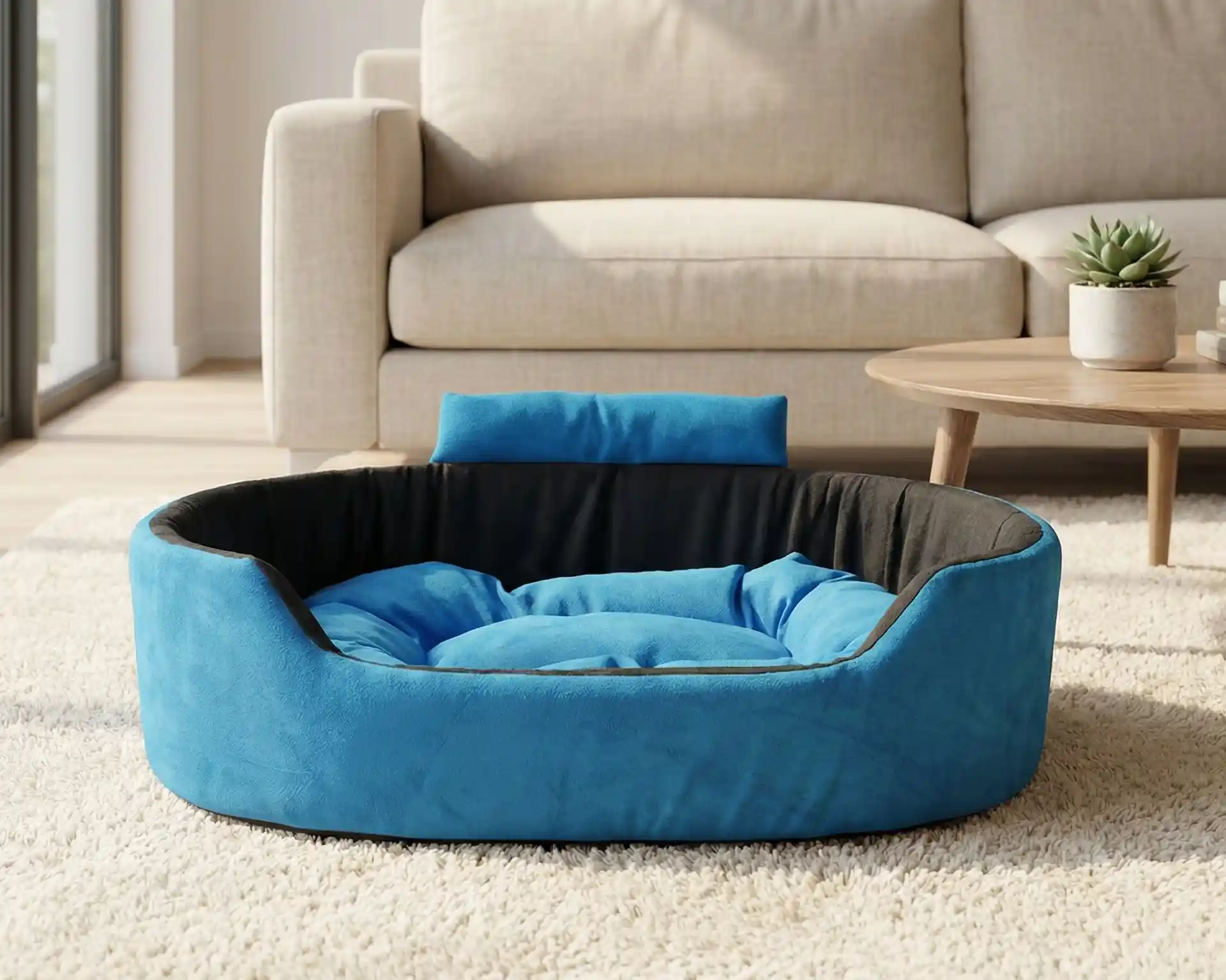 Skyblue Black Dog Bed With Collar Bolster Orthopedic Dog Bed, dog bed, premium dog bed, orthopedic dog bed, soft dog bed, pet bed for dogs, comfortable dog bed, washable dog bed, dog bed with cushion, premium orthopedic dog bed for large dogs, soft and comfortable dog bed with cushion, durable dog bed with PU foam support, luxury pet bed for small and medium dogs, breathable dog bed for summer and winter, stylish modern dog bed for home, lightweight dog bed easy to carry, dog bed with bone shape pillow, buy dog bed online India, best dog bed for home use, affordable premium dog bed, high quality pet bed India, dog bed under budget, cozy dog bed, luxury pet comfort bed, soft plush dog bed, designer dog bed, pet sleeping bed, dog sofa bed, dog lounger bed, pet sofa bed, round dog bed, donut dog bed, calming dog bed, anti anxiety dog bed, raised edge dog bed, bolster dog bed, dog bed with side support, dog bed with high walls, puppy bed, small dog bed, medium dog bed, large dog bed, extra large dog bed, indoor dog bed, home pet bed, dog sleeping cushion, thick padded dog bed, fluffy dog bed, soft foam dog bed, PU foam dog bed, fiber filled dog bed, eco friendly dog bed, skin friendly dog bed, hypoallergenic dog bed, non toxic pet bed, durable pet bedding, long lasting dog bed, tear resistant dog bed, chew resistant dog bed, easy to clean dog bed, machine washable pet bed, removable cover dog bed, portable dog bed, travel dog bed, foldable dog bed, lightweight pet bed, luxury dog sofa, premium pet mattress, designer pet furniture, modern pet bed, aesthetic dog bed, comfortable pet mattress, pet relaxation bed, cozy pet nest, warm dog bed for winter, cool breathable dog bed for summer, all season dog bed, anti slip base dog bed, waterproof dog bed, indoor luxury pet bed, dog bed for crate, dog bed for living room, pet accessories dog bed, best selling dog bed, trending pet products, affordable pet bedding India, online pet supplies India