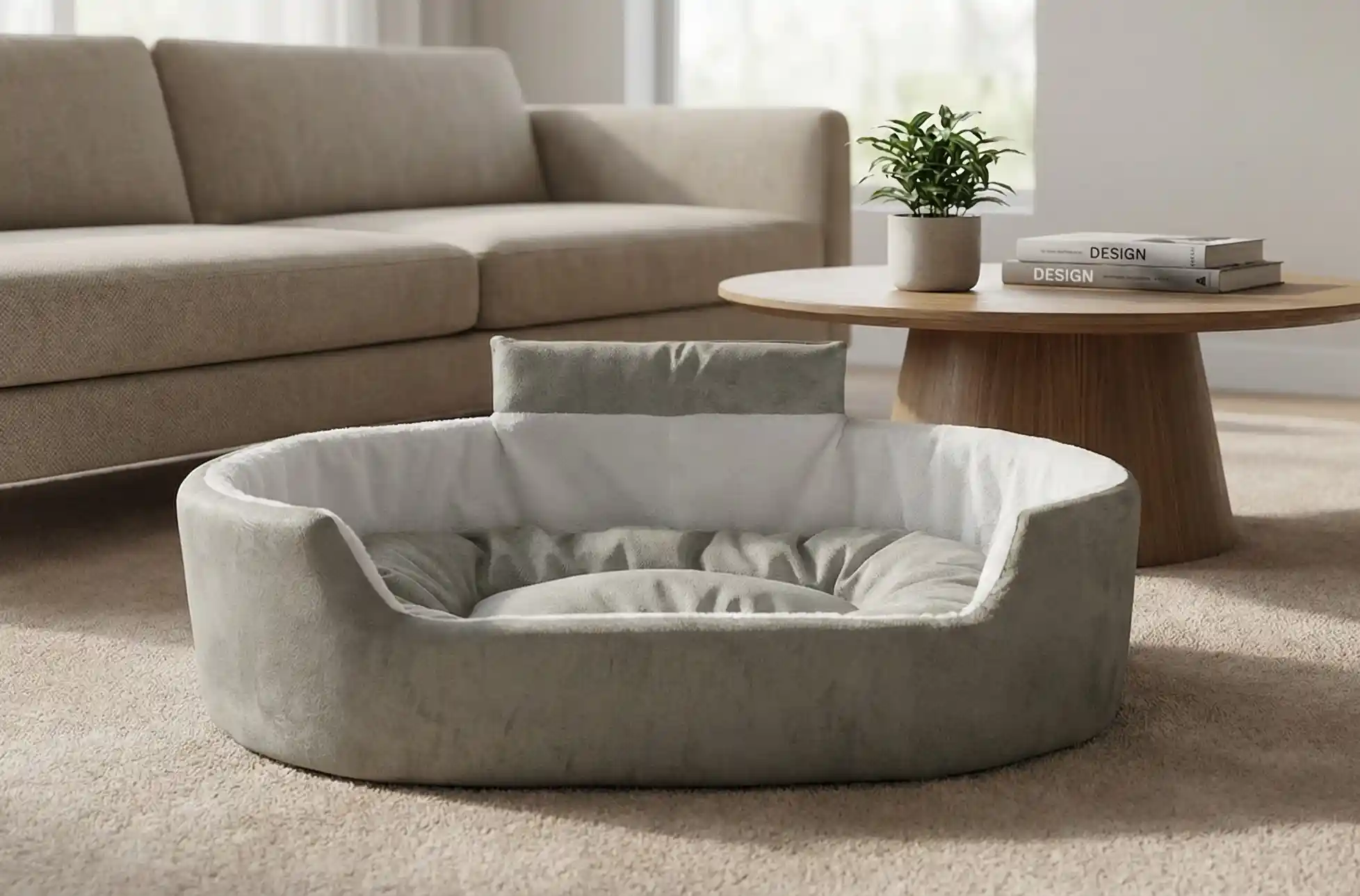 Gray White Dog Bed With Collar Bolster Orthopedic Dog Bed, dog bed, premium dog bed, orthopedic dog bed, soft dog bed, pet bed for dogs, comfortable dog bed, washable dog bed, dog bed with cushion, premium orthopedic dog bed for large dogs, soft and comfortable dog bed with cushion, durable dog bed with PU foam support, luxury pet bed for small and medium dogs, breathable dog bed for summer and winter, stylish modern dog bed for home, lightweight dog bed easy to carry, dog bed with bone shape pillow, buy dog bed online India, best dog bed for home use, affordable premium dog bed, high quality pet bed India, dog bed under budget, cozy dog bed, luxury pet comfort bed, soft plush dog bed, designer dog bed, pet sleeping bed, dog sofa bed, dog lounger bed, pet sofa bed, round dog bed, donut dog bed, calming dog bed, anti anxiety dog bed, raised edge dog bed, bolster dog bed, dog bed with side support, dog bed with high walls, puppy bed, small dog bed, medium dog bed, large dog bed, extra large dog bed, indoor dog bed, home pet bed, dog sleeping cushion, thick padded dog bed, fluffy dog bed, soft foam dog bed, PU foam dog bed, fiber filled dog bed, eco friendly dog bed, skin friendly dog bed, hypoallergenic dog bed, non toxic pet bed, durable pet bedding, long lasting dog bed, tear resistant dog bed, chew resistant dog bed, easy to clean dog bed, machine washable pet bed, removable cover dog bed, portable dog bed, travel dog bed, foldable dog bed, lightweight pet bed, luxury dog sofa, premium pet mattress, designer pet furniture, modern pet bed, aesthetic dog bed, comfortable pet mattress, pet relaxation bed, cozy pet nest, warm dog bed for winter, cool breathable dog bed for summer, all season dog bed, anti slip base dog bed, waterproof dog bed, indoor luxury pet bed, dog bed for crate, dog bed for living room, pet accessories dog bed, best selling dog bed, trending pet products, affordable pet bedding India, online pet supplies India