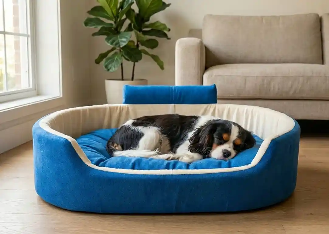 Skyblue White Dog Bed With Collar Bolster Orthopedic Dog Bed, dog bed, premium dog bed, orthopedic dog bed, soft dog bed, pet bed for dogs, comfortable dog bed, washable dog bed, dog bed with cushion, premium orthopedic dog bed for large dogs, soft and comfortable dog bed with cushion, durable dog bed with PU foam support, luxury pet bed for small and medium dogs, breathable dog bed for summer and winter, stylish modern dog bed for home, lightweight dog bed easy to carry, dog bed with bone shape pillow, buy dog bed online India, best dog bed for home use, affordable premium dog bed, high quality pet bed India, dog bed under budget, cozy dog bed, luxury pet comfort bed, soft plush dog bed, designer dog bed, pet sleeping bed, dog sofa bed, dog lounger bed, pet sofa bed, round dog bed, donut dog bed, calming dog bed, anti anxiety dog bed, raised edge dog bed, bolster dog bed, dog bed with side support, dog bed with high walls, puppy bed, small dog bed, medium dog bed, large dog bed, extra large dog bed, indoor dog bed, home pet bed, dog sleeping cushion, thick padded dog bed, fluffy dog bed, soft foam dog bed, PU foam dog bed, fiber filled dog bed, eco friendly dog bed, skin friendly dog bed, hypoallergenic dog bed, non toxic pet bed, durable pet bedding, long lasting dog bed, tear resistant dog bed, chew resistant dog bed, easy to clean dog bed, machine washable pet bed, removable cover dog bed, portable dog bed, travel dog bed, foldable dog bed, lightweight pet bed, luxury dog sofa, premium pet mattress, designer pet furniture, modern pet bed, aesthetic dog bed, comfortable pet mattress, pet relaxation bed, cozy pet nest, warm dog bed for winter, cool breathable dog bed for summer, all season dog bed, anti slip base dog bed, waterproof dog bed, indoor luxury pet bed, dog bed for crate, dog bed for living room, pet accessories dog bed, best selling dog bed, trending pet products, affordable pet bedding India, online pet supplies India
