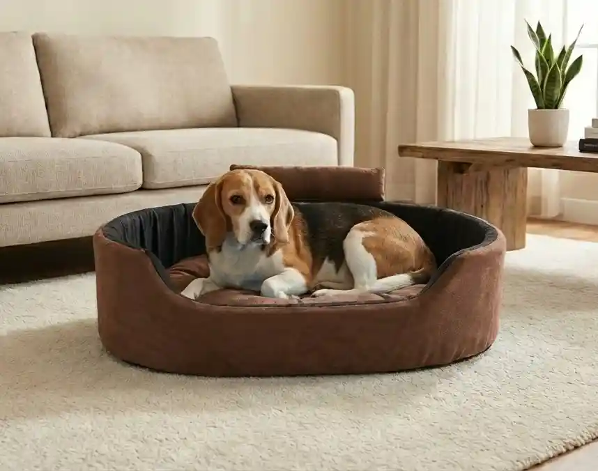 Brown Black Dog Bed With Collar Bolster Orthopedic Dog Bed, dog bed, premium dog bed, orthopedic dog bed, soft dog bed, pet bed for dogs, comfortable dog bed, washable dog bed, dog bed with cushion, premium orthopedic dog bed for large dogs, soft and comfortable dog bed with cushion, durable dog bed with PU foam support, luxury pet bed for small and medium dogs, breathable dog bed for summer and winter, stylish modern dog bed for home, lightweight dog bed easy to carry, dog bed with bone shape pillow, buy dog bed online India, best dog bed for home use, affordable premium dog bed, high quality pet bed India, dog bed under budget, cozy dog bed, luxury pet comfort bed, soft plush dog bed, designer dog bed, pet sleeping bed, dog sofa bed, dog lounger bed, pet sofa bed, round dog bed, donut dog bed, calming dog bed, anti anxiety dog bed, raised edge dog bed, bolster dog bed, dog bed with side support, dog bed with high walls, puppy bed, small dog bed, medium dog bed, large dog bed, extra large dog bed, indoor dog bed, home pet bed, dog sleeping cushion, thick padded dog bed, fluffy dog bed, soft foam dog bed, PU foam dog bed, fiber filled dog bed, eco friendly dog bed, skin friendly dog bed, hypoallergenic dog bed, non toxic pet bed, durable pet bedding, long lasting dog bed, tear resistant dog bed, chew resistant dog bed, easy to clean dog bed, machine washable pet bed, removable cover dog bed, portable dog bed, travel dog bed, foldable dog bed, lightweight pet bed, luxury dog sofa, premium pet mattress, designer pet furniture, modern pet bed, aesthetic dog bed, comfortable pet mattress, pet relaxation bed, cozy pet nest, warm dog bed for winter, cool breathable dog bed for summer, all season dog bed, anti slip base dog bed, waterproof dog bed, indoor luxury pet bed, dog bed for crate, dog bed for living room, pet accessories dog bed, best selling dog bed, trending pet products, affordable pet bedding India, online pet supplies India