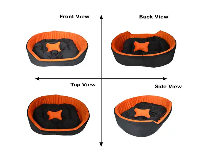 Black Orange Dog Bed With Pillow & Collar dog bed, premium dog bed, orthopedic dog bed, soft dog bed, pet bed for dogs, comfortable dog bed, washable dog bed, dog bed with cushion, premium orthopedic dog bed for large dogs, soft and comfortable dog bed with cushion, durable dog bed with PU foam support, luxury pet bed for small and medium dogs, breathable dog bed for summer and winter, stylish modern dog bed for home, lightweight dog bed easy to carry, dog bed with bone shape pillow, buy dog bed online India, best dog bed for home use, affordable premium dog bed, high quality pet bed India, dog bed under budget, cozy dog bed, luxury pet comfort bed, soft plush dog bed, designer dog bed, pet sleeping bed, dog sofa bed, dog lounger bed, pet sofa bed, round dog bed, donut dog bed, calming dog bed, anti anxiety dog bed, raised edge dog bed, bolster dog bed, dog bed with side support, dog bed with high walls, puppy bed, small dog bed, medium dog bed, large dog bed, extra large dog bed, indoor dog bed, home pet bed, dog sleeping cushion, thick padded dog bed, fluffy dog bed, soft foam dog bed, PU foam dog bed, fiber filled dog bed, eco friendly dog bed, skin friendly dog bed, hypoallergenic dog bed, non toxic pet bed, durable pet bedding, long lasting dog bed, tear resistant dog bed, chew resistant dog bed, easy to clean dog bed, machine washable pet bed, removable cover dog bed, portable dog bed, travel dog bed, foldable dog bed, lightweight pet bed, luxury dog sofa, premium pet mattress, designer pet furniture, modern pet bed, aesthetic dog bed, comfortable pet mattress, pet relaxation bed, cozy pet nest, warm dog bed for winter, cool breathable dog bed for summer, all season dog bed, anti slip base dog bed, waterproof dog bed, indoor luxury pet bed, dog bed for crate, dog bed for living room, pet accessories dog bed, best selling dog bed, trending pet products, affordable pet bedding India, online pet supplies India