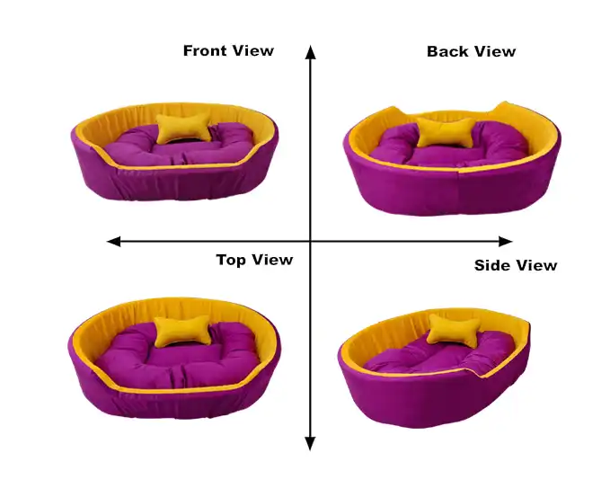 Purple Yellow Dog Bed With Pillow dog bed, premium dog bed, orthopedic dog bed, soft dog bed, pet bed for dogs, comfortable dog bed, washable dog bed, dog bed with cushion, premium orthopedic dog bed for large dogs, soft and comfortable dog bed with cushion, durable dog bed with PU foam support, luxury pet bed for small and medium dogs, breathable dog bed for summer and winter, stylish modern dog bed for home, lightweight dog bed easy to carry, dog bed with bone shape pillow, buy dog bed online India, best dog bed for home use, affordable premium dog bed, high quality pet bed India, dog bed under budget, cozy dog bed, luxury pet comfort bed, soft plush dog bed, designer dog bed, pet sleeping bed, dog sofa bed, dog lounger bed, pet sofa bed, round dog bed, donut dog bed, calming dog bed, anti anxiety dog bed, raised edge dog bed, bolster dog bed, dog bed with side support, dog bed with high walls, puppy bed, small dog bed, medium dog bed, large dog bed, extra large dog bed, indoor dog bed, home pet bed, dog sleeping cushion, thick padded dog bed, fluffy dog bed, soft foam dog bed, PU foam dog bed, fiber filled dog bed, eco friendly dog bed, skin friendly dog bed, hypoallergenic dog bed, non toxic pet bed, durable pet bedding, long lasting dog bed, tear resistant dog bed, chew resistant dog bed, easy to clean dog bed, machine washable pet bed, removable cover dog bed, portable dog bed, travel dog bed, foldable dog bed, lightweight pet bed, luxury dog sofa, premium pet mattress, designer pet furniture, modern pet bed, aesthetic dog bed, comfortable pet mattress, pet relaxation bed, cozy pet nest, warm dog bed for winter, cool breathable dog bed for summer, all season dog bed, anti slip base dog bed, waterproof dog bed, indoor luxury pet bed, dog bed for crate, dog bed for living room, pet accessories dog bed, best selling dog bed, trending pet products, affordable pet bedding India, online pet supplies India
