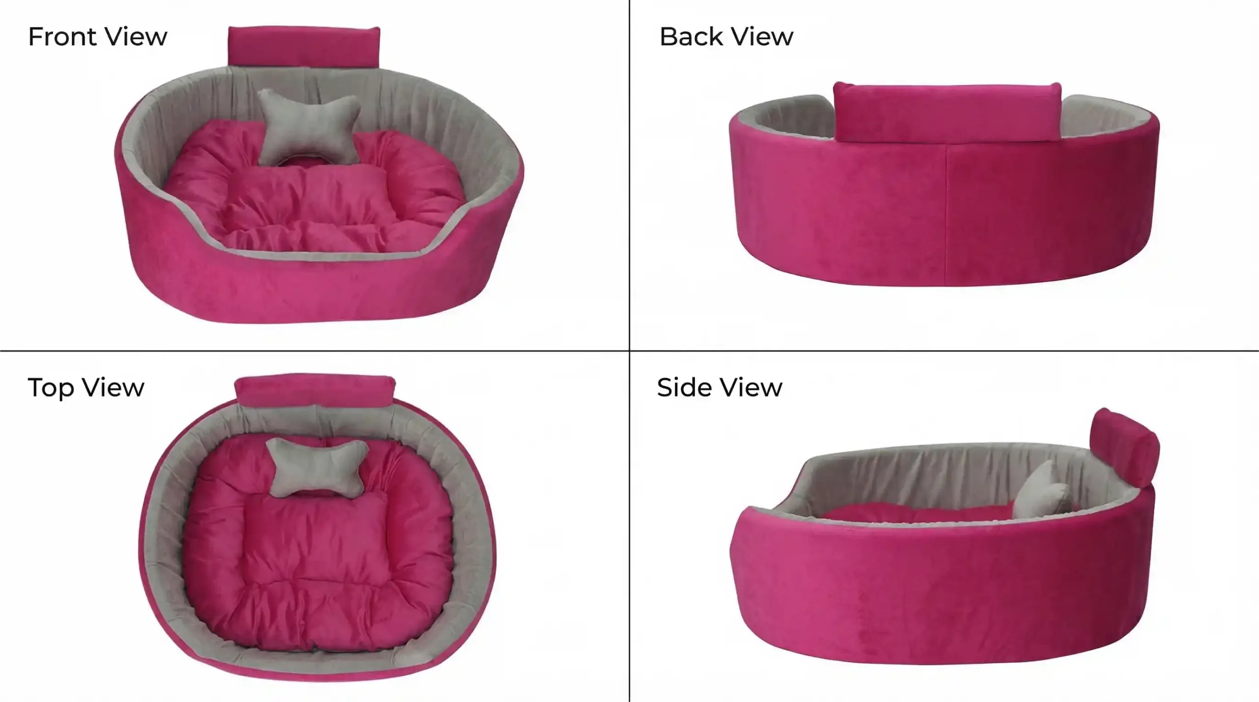 Pink Gray Dog Bed With Collar & Pillow Bolster Orthopedic Dog Bed, dog bed, premium dog bed, orthopedic dog bed, soft dog bed, pet bed for dogs, comfortable dog bed, washable dog bed, dog bed with cushion, premium orthopedic dog bed for large dogs, soft and comfortable dog bed with cushion, durable dog bed with PU foam support, luxury pet bed for small and medium dogs, breathable dog bed for summer and winter, stylish modern dog bed for home, lightweight dog bed easy to carry, dog bed with bone shape pillow, buy dog bed online India, best dog bed for home use, affordable premium dog bed, high quality pet bed India, dog bed under budget, cozy dog bed, luxury pet comfort bed, soft plush dog bed, designer dog bed, pet sleeping bed, dog sofa bed, dog lounger bed, pet sofa bed, round dog bed, donut dog bed, calming dog bed, anti anxiety dog bed, raised edge dog bed, bolster dog bed, dog bed with side support, dog bed with high walls, puppy bed, small dog bed, medium dog bed, large dog bed, extra large dog bed, indoor dog bed, home pet bed, dog sleeping cushion, thick padded dog bed, fluffy dog bed, soft foam dog bed, PU foam dog bed, fiber filled dog bed, eco friendly dog bed, skin friendly dog bed, hypoallergenic dog bed, non toxic pet bed, durable pet bedding, long lasting dog bed, tear resistant dog bed, chew resistant dog bed, easy to clean dog bed, machine washable pet bed, removable cover dog bed, portable dog bed, travel dog bed, foldable dog bed, lightweight pet bed, luxury dog sofa, premium pet mattress, designer pet furniture, modern pet bed, aesthetic dog bed, comfortable pet mattress, pet relaxation bed, cozy pet nest, warm dog bed for winter, cool breathable dog bed for summer, all season dog bed, anti slip base dog bed, waterproof dog bed, indoor luxury pet bed, dog bed for crate, dog bed for living room, pet accessories dog bed, best selling dog bed, trending pet products, affordable pet bedding India, online pet supplies India