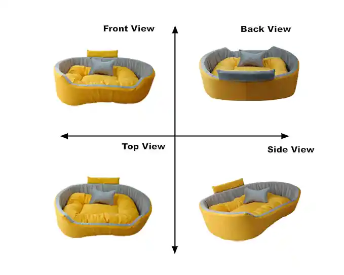 Yellow Gray Dog Bed With Collar & Pillow Bolster Orthopedic Dog Bed, dog bed, premium dog bed, orthopedic dog bed, soft dog bed, pet bed for dogs, comfortable dog bed, washable dog bed, dog bed with cushion, premium orthopedic dog bed for large dogs, soft and comfortable dog bed with cushion, durable dog bed with PU foam support, luxury pet bed for small and medium dogs, breathable dog bed for summer and winter, stylish modern dog bed for home, lightweight dog bed easy to carry, dog bed with bone shape pillow, buy dog bed online India, best dog bed for home use, affordable premium dog bed, high quality pet bed India, dog bed under budget, cozy dog bed, luxury pet comfort bed, soft plush dog bed, designer dog bed, pet sleeping bed, dog sofa bed, dog lounger bed, pet sofa bed, round dog bed, donut dog bed, calming dog bed, anti anxiety dog bed, raised edge dog bed, bolster dog bed, dog bed with side support, dog bed with high walls, puppy bed, small dog bed, medium dog bed, large dog bed, extra large dog bed, indoor dog bed, home pet bed, dog sleeping cushion, thick padded dog bed, fluffy dog bed, soft foam dog bed, PU foam dog bed, fiber filled dog bed, eco friendly dog bed, skin friendly dog bed, hypoallergenic dog bed, non toxic pet bed, durable pet bedding, long lasting dog bed, tear resistant dog bed, chew resistant dog bed, easy to clean dog bed, machine washable pet bed, removable cover dog bed, portable dog bed, travel dog bed, foldable dog bed, lightweight pet bed, luxury dog sofa, premium pet mattress, designer pet furniture, modern pet bed, aesthetic dog bed, comfortable pet mattress, pet relaxation bed, cozy pet nest, warm dog bed for winter, cool breathable dog bed for summer, all season dog bed, anti slip base dog bed, waterproof dog bed, indoor luxury pet bed, dog bed for crate, dog bed for living room, pet accessories dog bed, best selling dog bed, trending pet products, affordable pet bedding India, online pet supplies India