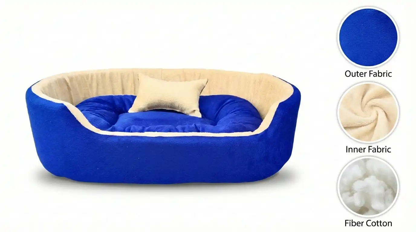 Blue Cream Dog Bed With Pillow dog bed, premium dog bed, orthopedic dog bed, soft dog bed, pet bed for dogs, comfortable dog bed, washable dog bed, dog bed with cushion, premium orthopedic dog bed for large dogs, soft and comfortable dog bed with cushion, durable dog bed with PU foam support, luxury pet bed for small and medium dogs, breathable dog bed for summer and winter, stylish modern dog bed for home, lightweight dog bed easy to carry, dog bed with bone shape pillow, buy dog bed online India, best dog bed for home use, affordable premium dog bed, high quality pet bed India, dog bed under budget, cozy dog bed, luxury pet comfort bed, soft plush dog bed, designer dog bed, pet sleeping bed, dog sofa bed, dog lounger bed, pet sofa bed, round dog bed, donut dog bed, calming dog bed, anti anxiety dog bed, raised edge dog bed, bolster dog bed, dog bed with side support, dog bed with high walls, puppy bed, small dog bed, medium dog bed, large dog bed, extra large dog bed, indoor dog bed, home pet bed, dog sleeping cushion, thick padded dog bed, fluffy dog bed, soft foam dog bed, PU foam dog bed, fiber filled dog bed, eco friendly dog bed, skin friendly dog bed, hypoallergenic dog bed, non toxic pet bed, durable pet bedding, long lasting dog bed, tear resistant dog bed, chew resistant dog bed, easy to clean dog bed, machine washable pet bed, removable cover dog bed, portable dog bed, travel dog bed, foldable dog bed, lightweight pet bed, luxury dog sofa, premium pet mattress, designer pet furniture, modern pet bed, aesthetic dog bed, comfortable pet mattress, pet relaxation bed, cozy pet nest, warm dog bed for winter, cool breathable dog bed for summer, all season dog bed, anti slip base dog bed, waterproof dog bed, indoor luxury pet bed, dog bed for crate, dog bed for living room, pet accessories dog bed, best selling dog bed, trending pet products, affordable pet bedding India, online pet supplies India