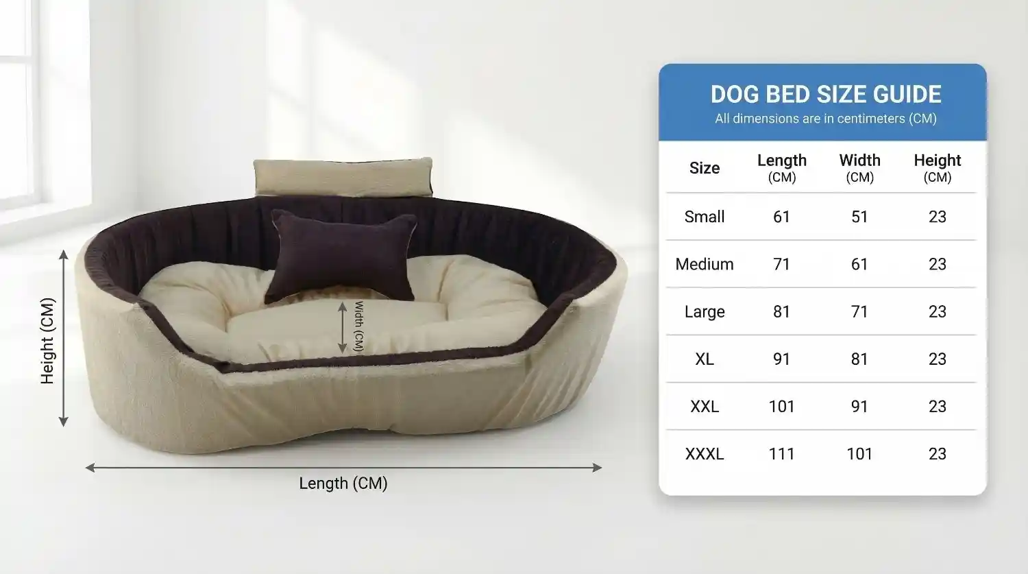 Cream Brown Dog Bed With Collar & Pillow Bolster Orthopedic Dog Bed, dog bed, premium dog bed, orthopedic dog bed, soft dog bed, pet bed for dogs, comfortable dog bed, washable dog bed, dog bed with cushion, premium orthopedic dog bed for large dogs, soft and comfortable dog bed with cushion, durable dog bed with PU foam support, luxury pet bed for small and medium dogs, breathable dog bed for summer and winter, stylish modern dog bed for home, lightweight dog bed easy to carry, dog bed with bone shape pillow, buy dog bed online India, best dog bed for home use, affordable premium dog bed, high quality pet bed India, dog bed under budget, cozy dog bed, luxury pet comfort bed, soft plush dog bed, designer dog bed, pet sleeping bed, dog sofa bed, dog lounger bed, pet sofa bed, round dog bed, donut dog bed, calming dog bed, anti anxiety dog bed, raised edge dog bed, bolster dog bed, dog bed with side support, dog bed with high walls, puppy bed, small dog bed, medium dog bed, large dog bed, extra large dog bed, indoor dog bed, home pet bed, dog sleeping cushion, thick padded dog bed, fluffy dog bed, soft foam dog bed, PU foam dog bed, fiber filled dog bed, eco friendly dog bed, skin friendly dog bed, hypoallergenic dog bed, non toxic pet bed, durable pet bedding, long lasting dog bed, tear resistant dog bed, chew resistant dog bed, easy to clean dog bed, machine washable pet bed, removable cover dog bed, portable dog bed, travel dog bed, foldable dog bed, lightweight pet bed, luxury dog sofa, premium pet mattress, designer pet furniture, modern pet bed, aesthetic dog bed, comfortable pet mattress, pet relaxation bed, cozy pet nest, warm dog bed for winter, cool breathable dog bed for summer, all season dog bed, anti slip base dog bed, waterproof dog bed, indoor luxury pet bed, dog bed for crate, dog bed for living room, pet accessories dog bed, best selling dog bed, trending pet products, affordable pet bedding India, online pet supplies India
