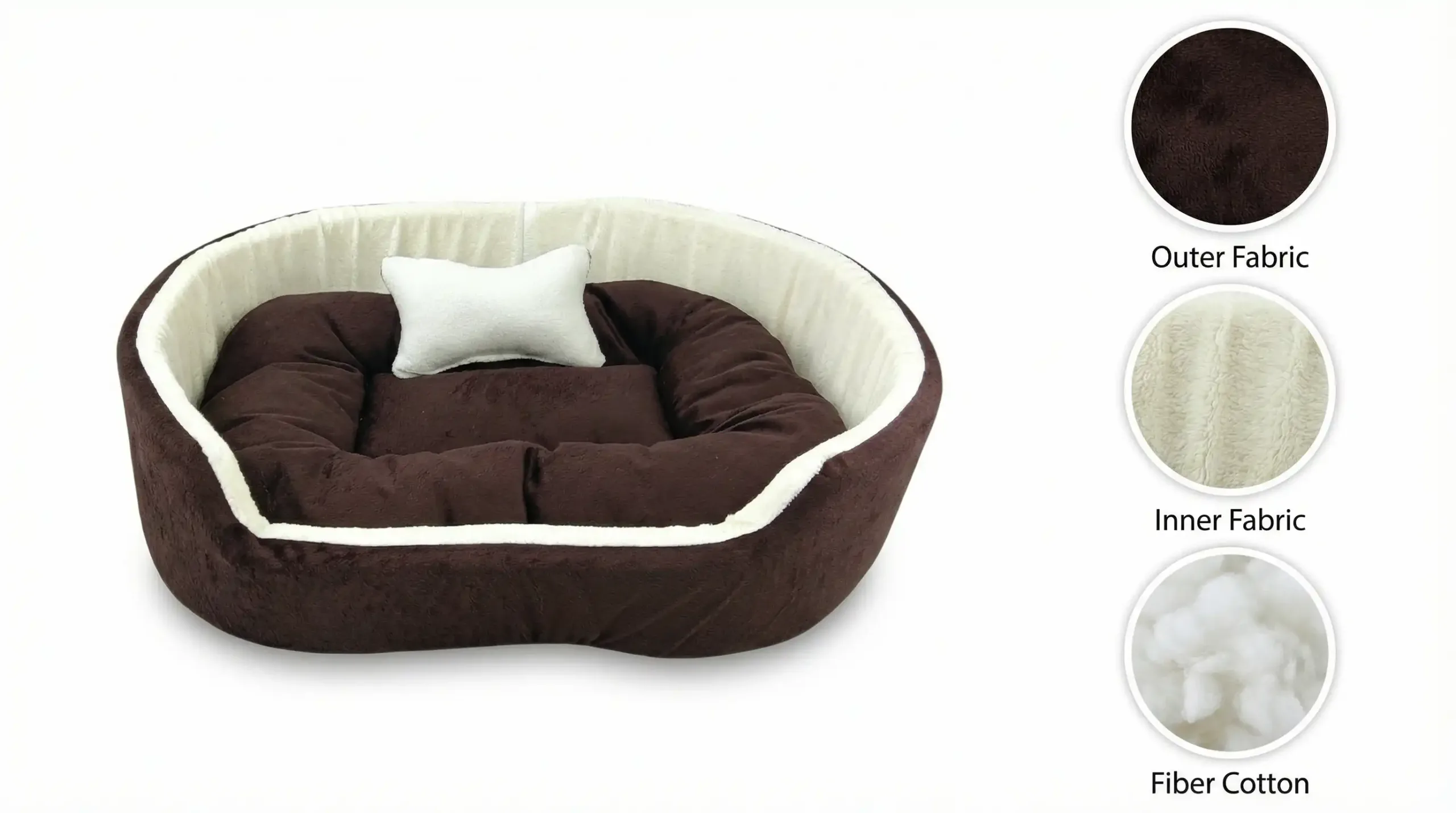 Brown White Dog Bed With Pillow dog bed, premium dog bed, orthopedic dog bed, soft dog bed, pet bed for dogs, comfortable dog bed, washable dog bed, dog bed with cushion, premium orthopedic dog bed for large dogs, soft and comfortable dog bed with cushion, durable dog bed with PU foam support, luxury pet bed for small and medium dogs, breathable dog bed for summer and winter, stylish modern dog bed for home, lightweight dog bed easy to carry, dog bed with bone shape pillow, buy dog bed online India, best dog bed for home use, affordable premium dog bed, high quality pet bed India, dog bed under budget, cozy dog bed, luxury pet comfort bed, soft plush dog bed, designer dog bed, pet sleeping bed, dog sofa bed, dog lounger bed, pet sofa bed, round dog bed, donut dog bed, calming dog bed, anti anxiety dog bed, raised edge dog bed, bolster dog bed, dog bed with side support, dog bed with high walls, puppy bed, small dog bed, medium dog bed, large dog bed, extra large dog bed, indoor dog bed, home pet bed, dog sleeping cushion, thick padded dog bed, fluffy dog bed, soft foam dog bed, PU foam dog bed, fiber filled dog bed, eco friendly dog bed, skin friendly dog bed, hypoallergenic dog bed, non toxic pet bed, durable pet bedding, long lasting dog bed, tear resistant dog bed, chew resistant dog bed, easy to clean dog bed, machine washable pet bed, removable cover dog bed, portable dog bed, travel dog bed, foldable dog bed, lightweight pet bed, luxury dog sofa, premium pet mattress, designer pet furniture, modern pet bed, aesthetic dog bed, comfortable pet mattress, pet relaxation bed, cozy pet nest, warm dog bed for winter, cool breathable dog bed for summer, all season dog bed, anti slip base dog bed, waterproof dog bed, indoor luxury pet bed, dog bed for crate, dog bed for living room, pet accessories dog bed, best selling dog bed, trending pet products, affordable pet bedding India, online pet supplies India