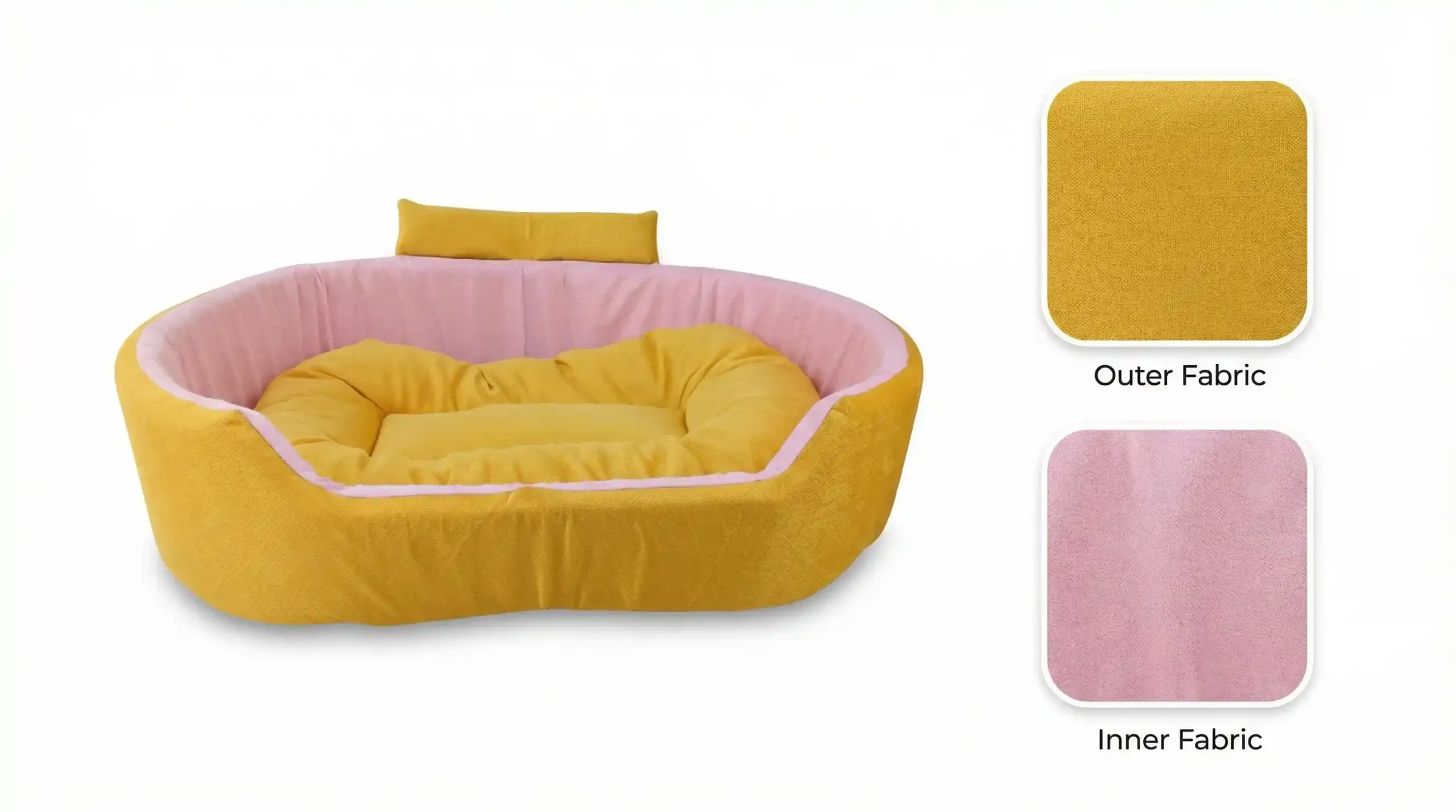 Yellow Baby Pink Dog Bed With Collar Bolster Orthopedic Dog Bed, dog bed, premium dog bed, orthopedic dog bed, soft dog bed, pet bed for dogs, comfortable dog bed, washable dog bed, dog bed with cushion, premium orthopedic dog bed for large dogs, soft and comfortable dog bed with cushion, durable dog bed with PU foam support, luxury pet bed for small and medium dogs, breathable dog bed for summer and winter, stylish modern dog bed for home, lightweight dog bed easy to carry, dog bed with bone shape pillow, buy dog bed online India, best dog bed for home use, affordable premium dog bed, high quality pet bed India, dog bed under budget, cozy dog bed, luxury pet comfort bed, soft plush dog bed, designer dog bed, pet sleeping bed, dog sofa bed, dog lounger bed, pet sofa bed, round dog bed, donut dog bed, calming dog bed, anti anxiety dog bed, raised edge dog bed, bolster dog bed, dog bed with side support, dog bed with high walls, puppy bed, small dog bed, medium dog bed, large dog bed, extra large dog bed, indoor dog bed, home pet bed, dog sleeping cushion, thick padded dog bed, fluffy dog bed, soft foam dog bed, PU foam dog bed, fiber filled dog bed, eco friendly dog bed, skin friendly dog bed, hypoallergenic dog bed, non toxic pet bed, durable pet bedding, long lasting dog bed, tear resistant dog bed, chew resistant dog bed, easy to clean dog bed, machine washable pet bed, removable cover dog bed, portable dog bed, travel dog bed, foldable dog bed, lightweight pet bed, luxury dog sofa, premium pet mattress, designer pet furniture, modern pet bed, aesthetic dog bed, comfortable pet mattress, pet relaxation bed, cozy pet nest, warm dog bed for winter, cool breathable dog bed for summer, all season dog bed, anti slip base dog bed, waterproof dog bed, indoor luxury pet bed, dog bed for crate, dog bed for living room, pet accessories dog bed, best selling dog bed, trending pet products, affordable pet bedding India, online pet supplies India