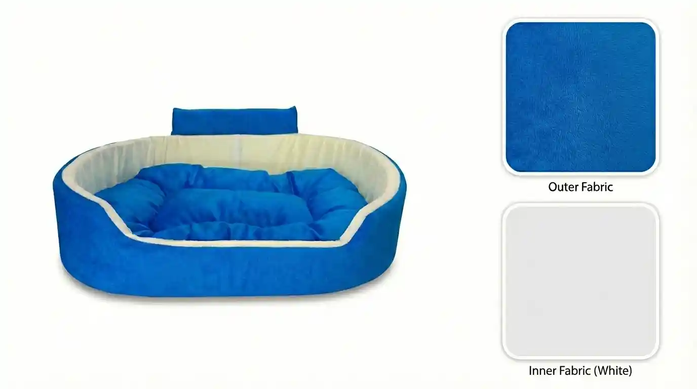 Skyblue White Dog Bed With Collar Bolster Orthopedic Dog Bed, dog bed, premium dog bed, orthopedic dog bed, soft dog bed, pet bed for dogs, comfortable dog bed, washable dog bed, dog bed with cushion, premium orthopedic dog bed for large dogs, soft and comfortable dog bed with cushion, durable dog bed with PU foam support, luxury pet bed for small and medium dogs, breathable dog bed for summer and winter, stylish modern dog bed for home, lightweight dog bed easy to carry, dog bed with bone shape pillow, buy dog bed online India, best dog bed for home use, affordable premium dog bed, high quality pet bed India, dog bed under budget, cozy dog bed, luxury pet comfort bed, soft plush dog bed, designer dog bed, pet sleeping bed, dog sofa bed, dog lounger bed, pet sofa bed, round dog bed, donut dog bed, calming dog bed, anti anxiety dog bed, raised edge dog bed, bolster dog bed, dog bed with side support, dog bed with high walls, puppy bed, small dog bed, medium dog bed, large dog bed, extra large dog bed, indoor dog bed, home pet bed, dog sleeping cushion, thick padded dog bed, fluffy dog bed, soft foam dog bed, PU foam dog bed, fiber filled dog bed, eco friendly dog bed, skin friendly dog bed, hypoallergenic dog bed, non toxic pet bed, durable pet bedding, long lasting dog bed, tear resistant dog bed, chew resistant dog bed, easy to clean dog bed, machine washable pet bed, removable cover dog bed, portable dog bed, travel dog bed, foldable dog bed, lightweight pet bed, luxury dog sofa, premium pet mattress, designer pet furniture, modern pet bed, aesthetic dog bed, comfortable pet mattress, pet relaxation bed, cozy pet nest, warm dog bed for winter, cool breathable dog bed for summer, all season dog bed, anti slip base dog bed, waterproof dog bed, indoor luxury pet bed, dog bed for crate, dog bed for living room, pet accessories dog bed, best selling dog bed, trending pet products, affordable pet bedding India, online pet supplies India