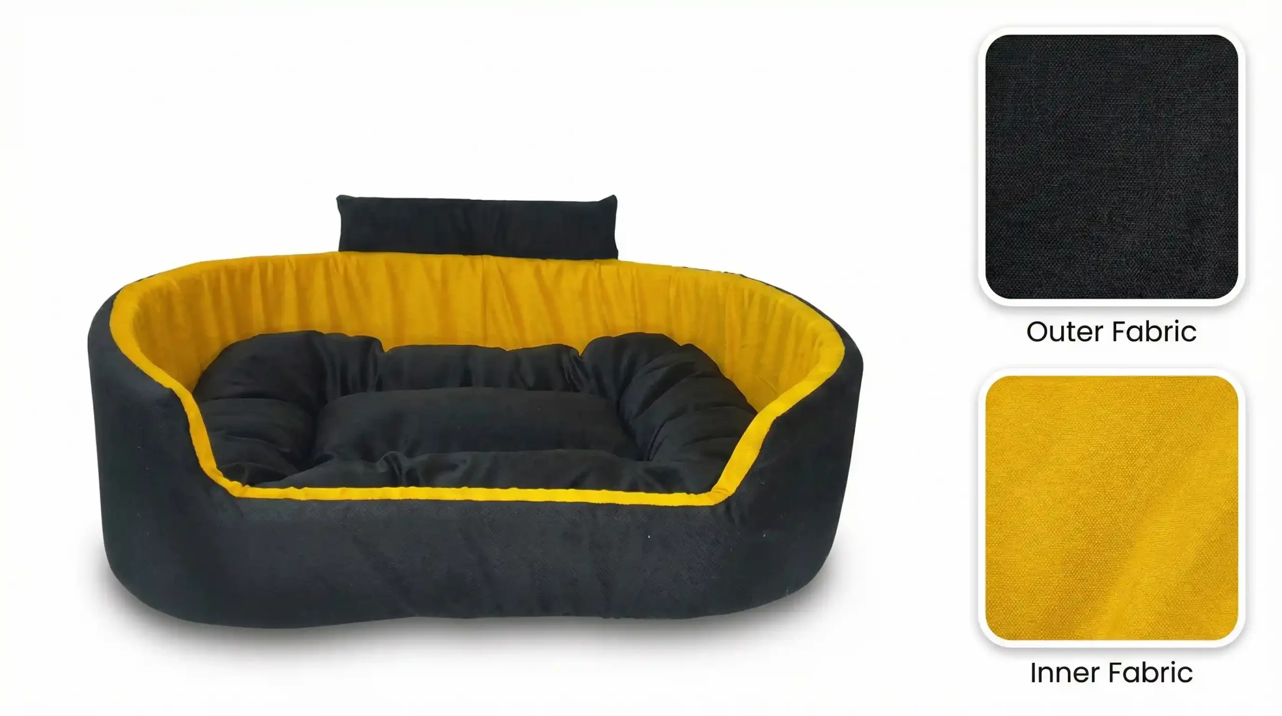 Black Yellow Dog Bed With Collar Bolster Orthopedic Dog Bed, dog bed, premium dog bed, orthopedic dog bed, soft dog bed, pet bed for dogs, comfortable dog bed, washable dog bed, dog bed with cushion, premium orthopedic dog bed for large dogs, soft and comfortable dog bed with cushion, durable dog bed with PU foam support, luxury pet bed for small and medium dogs, breathable dog bed for summer and winter, stylish modern dog bed for home, lightweight dog bed easy to carry, dog bed with bone shape pillow, buy dog bed online India, best dog bed for home use, affordable premium dog bed, high quality pet bed India, dog bed under budget, cozy dog bed, luxury pet comfort bed, soft plush dog bed, designer dog bed, pet sleeping bed, dog sofa bed, dog lounger bed, pet sofa bed, round dog bed, donut dog bed, calming dog bed, anti anxiety dog bed, raised edge dog bed, bolster dog bed, dog bed with side support, dog bed with high walls, puppy bed, small dog bed, medium dog bed, large dog bed, extra large dog bed, indoor dog bed, home pet bed, dog sleeping cushion, thick padded dog bed, fluffy dog bed, soft foam dog bed, PU foam dog bed, fiber filled dog bed, eco friendly dog bed, skin friendly dog bed, hypoallergenic dog bed, non toxic pet bed, durable pet bedding, long lasting dog bed, tear resistant dog bed, chew resistant dog bed, easy to clean dog bed, machine washable pet bed, removable cover dog bed, portable dog bed, travel dog bed, foldable dog bed, lightweight pet bed, luxury dog sofa, premium pet mattress, designer pet furniture, modern pet bed, aesthetic dog bed, comfortable pet mattress, pet relaxation bed, cozy pet nest, warm dog bed for winter, cool breathable dog bed for summer, all season dog bed, anti slip base dog bed, waterproof dog bed, indoor luxury pet bed, dog bed for crate, dog bed for living room, pet accessories dog bed, best selling dog bed, trending pet products, affordable pet bedding India, online pet supplies India