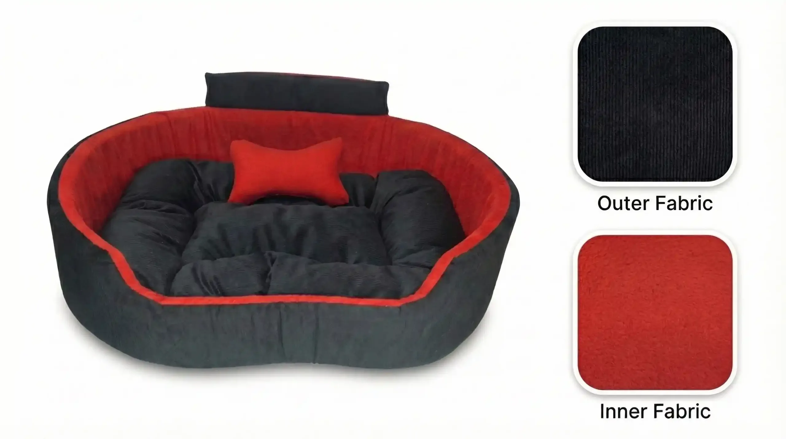 Black Red Dog Bed With Collar & Pillow Bolster Orthopedic Dog Bed, dog bed, premium dog bed, orthopedic dog bed, soft dog bed, pet bed for dogs, comfortable dog bed, washable dog bed, dog bed with cushion, premium orthopedic dog bed for large dogs, soft and comfortable dog bed with cushion, durable dog bed with PU foam support, luxury pet bed for small and medium dogs, breathable dog bed for summer and winter, stylish modern dog bed for home, lightweight dog bed easy to carry, dog bed with bone shape pillow, buy dog bed online India, best dog bed for home use, affordable premium dog bed, high quality pet bed India, dog bed under budget, cozy dog bed, luxury pet comfort bed, soft plush dog bed, designer dog bed, pet sleeping bed, dog sofa bed, dog lounger bed, pet sofa bed, round dog bed, donut dog bed, calming dog bed, anti anxiety dog bed, raised edge dog bed, bolster dog bed, dog bed with side support, dog bed with high walls, puppy bed, small dog bed, medium dog bed, large dog bed, extra large dog bed, indoor dog bed, home pet bed, dog sleeping cushion, thick padded dog bed, fluffy dog bed, soft foam dog bed, PU foam dog bed, fiber filled dog bed, eco friendly dog bed, skin friendly dog bed, hypoallergenic dog bed, non toxic pet bed, durable pet bedding, long lasting dog bed, tear resistant dog bed, chew resistant dog bed, easy to clean dog bed, machine washable pet bed, removable cover dog bed, portable dog bed, travel dog bed, foldable dog bed, lightweight pet bed, luxury dog sofa, premium pet mattress, designer pet furniture, modern pet bed, aesthetic dog bed, comfortable pet mattress, pet relaxation bed, cozy pet nest, warm dog bed for winter, cool breathable dog bed for summer, all season dog bed, anti slip base dog bed, waterproof dog bed, indoor luxury pet bed, dog bed for crate, dog bed for living room, pet accessories dog bed, best selling dog bed, trending pet products, affordable pet bedding India, online pet supplies India