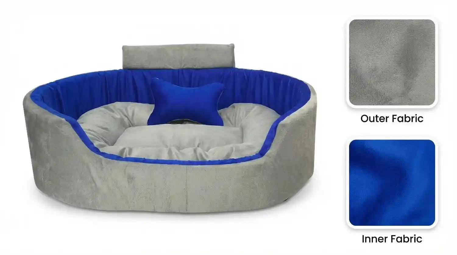 Gray Blue Dog Bed With Collar & Pilloe Bolster Orthopedic Dog Bed, dog bed, premium dog bed, orthopedic dog bed, soft dog bed, pet bed for dogs, comfortable dog bed, washable dog bed, dog bed with cushion, premium orthopedic dog bed for large dogs, soft and comfortable dog bed with cushion, durable dog bed with PU foam support, luxury pet bed for small and medium dogs, breathable dog bed for summer and winter, stylish modern dog bed for home, lightweight dog bed easy to carry, dog bed with bone shape pillow, buy dog bed online India, best dog bed for home use, affordable premium dog bed, high quality pet bed India, dog bed under budget, cozy dog bed, luxury pet comfort bed, soft plush dog bed, designer dog bed, pet sleeping bed, dog sofa bed, dog lounger bed, pet sofa bed, round dog bed, donut dog bed, calming dog bed, anti anxiety dog bed, raised edge dog bed, bolster dog bed, dog bed with side support, dog bed with high walls, puppy bed, small dog bed, medium dog bed, large dog bed, extra large dog bed, indoor dog bed, home pet bed, dog sleeping cushion, thick padded dog bed, fluffy dog bed, soft foam dog bed, PU foam dog bed, fiber filled dog bed, eco friendly dog bed, skin friendly dog bed, hypoallergenic dog bed, non toxic pet bed, durable pet bedding, long lasting dog bed, tear resistant dog bed, chew resistant dog bed, easy to clean dog bed, machine washable pet bed, removable cover dog bed, portable dog bed, travel dog bed, foldable dog bed, lightweight pet bed, luxury dog sofa, premium pet mattress, designer pet furniture, modern pet bed, aesthetic dog bed, comfortable pet mattress, pet relaxation bed, cozy pet nest, warm dog bed for winter, cool breathable dog bed for summer, all season dog bed, anti slip base dog bed, waterproof dog bed, indoor luxury pet bed, dog bed for crate, dog bed for living room, pet accessories dog bed, best selling dog bed, trending pet products, affordable pet bedding India, online pet supplies India