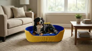 Bolster Orthopedic Dog Bed, dog bed, premium dog bed, orthopedic dog bed, soft dog bed, pet bed for dogs, comfortable dog bed, washable dog bed, dog bed with cushion, premium orthopedic dog bed for large dogs, soft and comfortable dog bed with cushion, durable dog bed with PU foam support, luxury pet bed for small and medium dogs, breathable dog bed for summer and winter, stylish modern dog bed for home, lightweight dog bed easy to carry, dog bed with bone shape pillow, buy dog bed online India, best dog bed for home use, affordable premium dog bed, high quality pet bed India, dog bed under budget, cozy dog bed, luxury pet comfort bed, soft plush dog bed, designer dog bed, pet sleeping bed, dog sofa bed, dog lounger bed, pet sofa bed, round dog bed, donut dog bed, calming dog bed, anti anxiety dog bed, raised edge dog bed, bolster dog bed, dog bed with side support, dog bed with high walls, puppy bed, small dog bed, medium dog bed, large dog bed, extra large dog bed, indoor dog bed, home pet bed, dog sleeping cushion, thick padded dog bed, fluffy dog bed, soft foam dog bed, PU foam dog bed, fiber filled dog bed, eco friendly dog bed, skin friendly dog bed, hypoallergenic dog bed, non toxic pet bed, durable pet bedding, long lasting dog bed, tear resistant dog bed, chew resistant dog bed, easy to clean dog bed, machine washable pet bed, removable cover dog bed, portable dog bed, travel dog bed, foldable dog bed, lightweight pet bed, luxury dog sofa, premium pet mattress, designer pet furniture, modern pet bed, aesthetic dog bed, comfortable pet mattress, pet relaxation bed, cozy pet nest, warm dog bed for winter, cool breathable dog bed for summer, all season dog bed, anti slip base dog bed, waterproof dog bed, indoor luxury pet bed, dog bed for crate, dog bed for living room, pet accessories dog bed, best selling dog bed, trending pet products, affordable pet bedding India, online pet supplies India