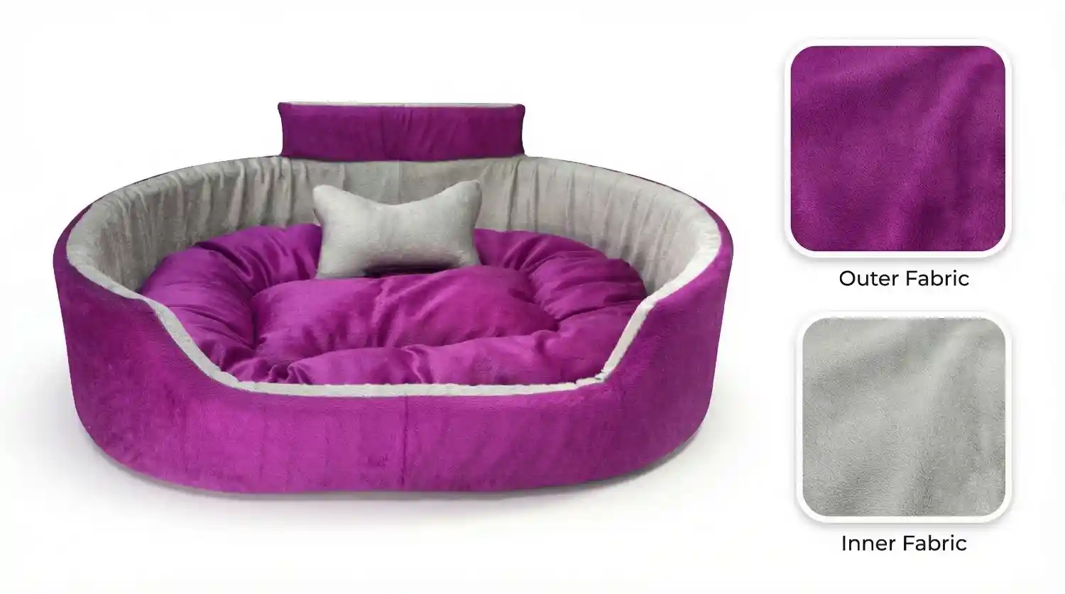 Purple Gray Dog Bed With Collar & Pillow Bolster Orthopedic Dog Bed, dog bed, premium dog bed, orthopedic dog bed, soft dog bed, pet bed for dogs, comfortable dog bed, washable dog bed, dog bed with cushion, premium orthopedic dog bed for large dogs, soft and comfortable dog bed with cushion, durable dog bed with PU foam support, luxury pet bed for small and medium dogs, breathable dog bed for summer and winter, stylish modern dog bed for home, lightweight dog bed easy to carry, dog bed with bone shape pillow, buy dog bed online India, best dog bed for home use, affordable premium dog bed, high quality pet bed India, dog bed under budget, cozy dog bed, luxury pet comfort bed, soft plush dog bed, designer dog bed, pet sleeping bed, dog sofa bed, dog lounger bed, pet sofa bed, round dog bed, donut dog bed, calming dog bed, anti anxiety dog bed, raised edge dog bed, bolster dog bed, dog bed with side support, dog bed with high walls, puppy bed, small dog bed, medium dog bed, large dog bed, extra large dog bed, indoor dog bed, home pet bed, dog sleeping cushion, thick padded dog bed, fluffy dog bed, soft foam dog bed, PU foam dog bed, fiber filled dog bed, eco friendly dog bed, skin friendly dog bed, hypoallergenic dog bed, non toxic pet bed, durable pet bedding, long lasting dog bed, tear resistant dog bed, chew resistant dog bed, easy to clean dog bed, machine washable pet bed, removable cover dog bed, portable dog bed, travel dog bed, foldable dog bed, lightweight pet bed, luxury dog sofa, premium pet mattress, designer pet furniture, modern pet bed, aesthetic dog bed, comfortable pet mattress, pet relaxation bed, cozy pet nest, warm dog bed for winter, cool breathable dog bed for summer, all season dog bed, anti slip base dog bed, waterproof dog bed, indoor luxury pet bed, dog bed for crate, dog bed for living room, pet accessories dog bed, best selling dog bed, trending pet products, affordable pet bedding India, online pet supplies India